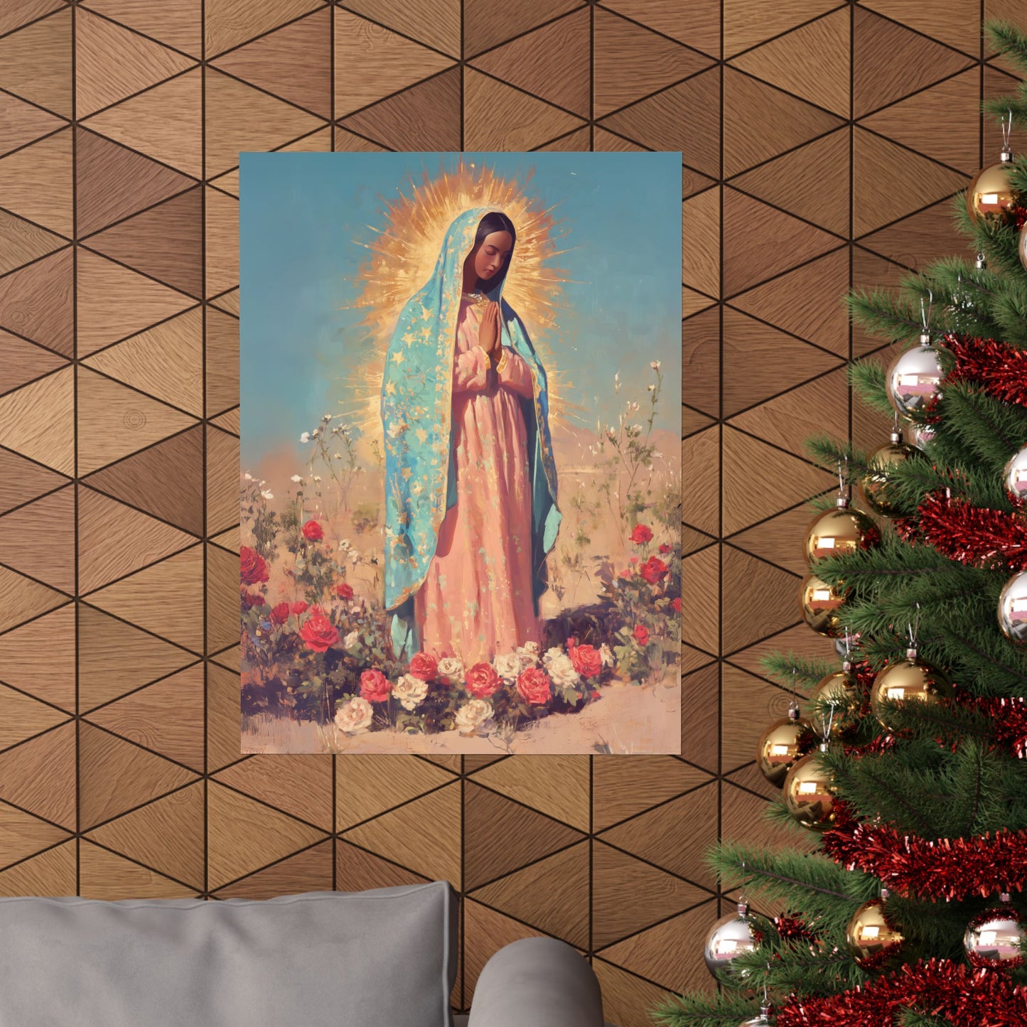 Our Lady of Guadalupe - Sanctified Souls Print - Multiple Sizes - Premium Matte Vertical Posters