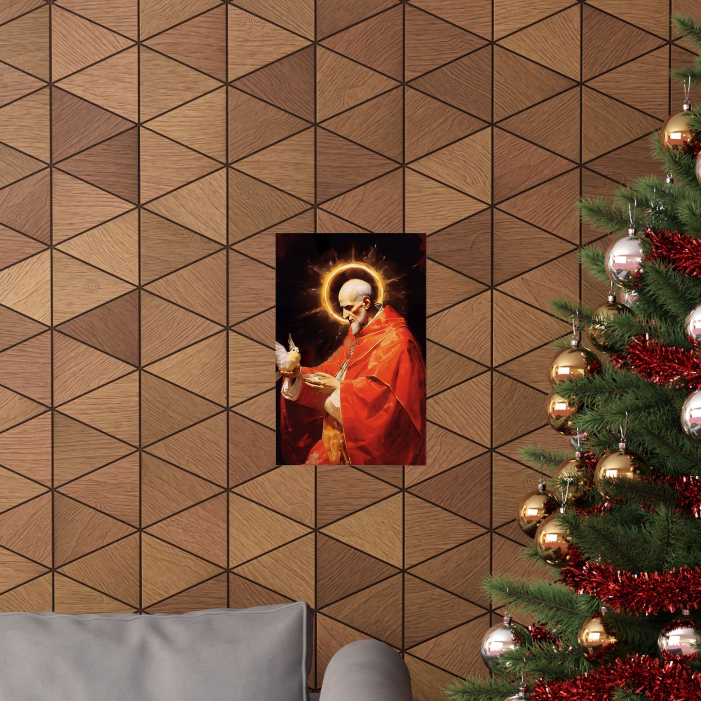 Pope Saint Gregory the Great Print - Sanctified Souls Print - Multiple Sizes - Premium Matte Vertical Posters