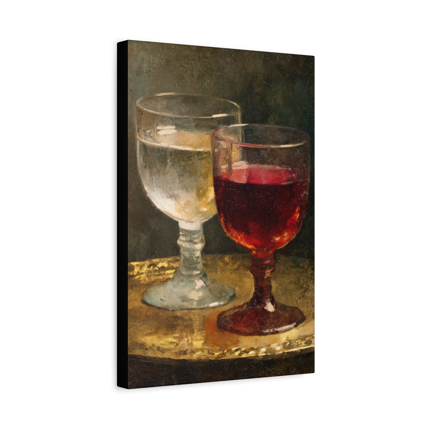 Cana and the Miracle of Abundance - Water into Wine - Gallery Wrapped Canvas - Print - Religious Art for your Home - Catholic Art Print