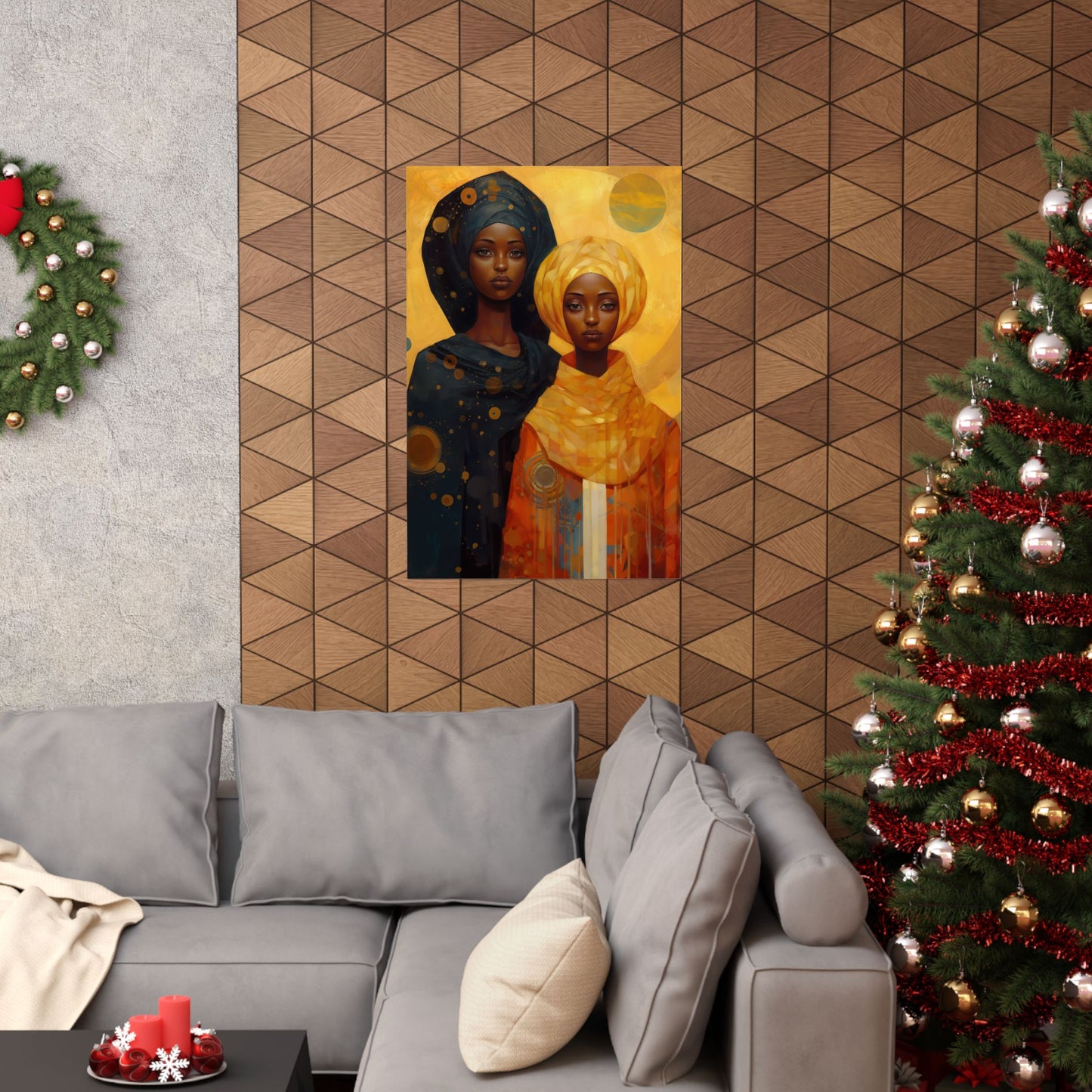 Saint Perpetua and Saint Felicity Print - Sanctified Souls Print - Multiple Sizes - Premium Matte Vertical Posters