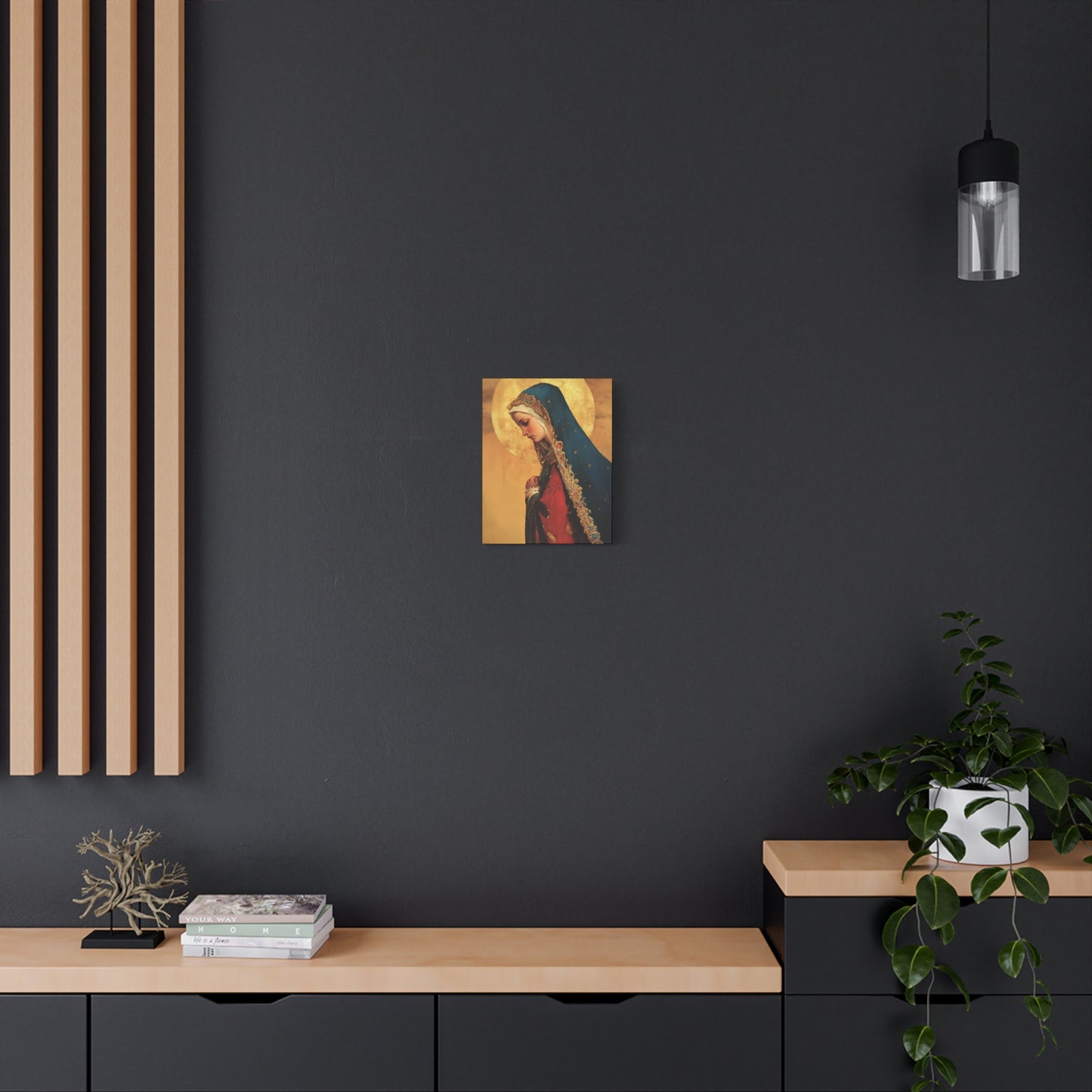 Our Lady of Mercy / Our Lady of Ransom - Multiple Sizes - Catholic Home art - Museum Wrapped Canvas - Sanctified Souls Print - Mother Mary