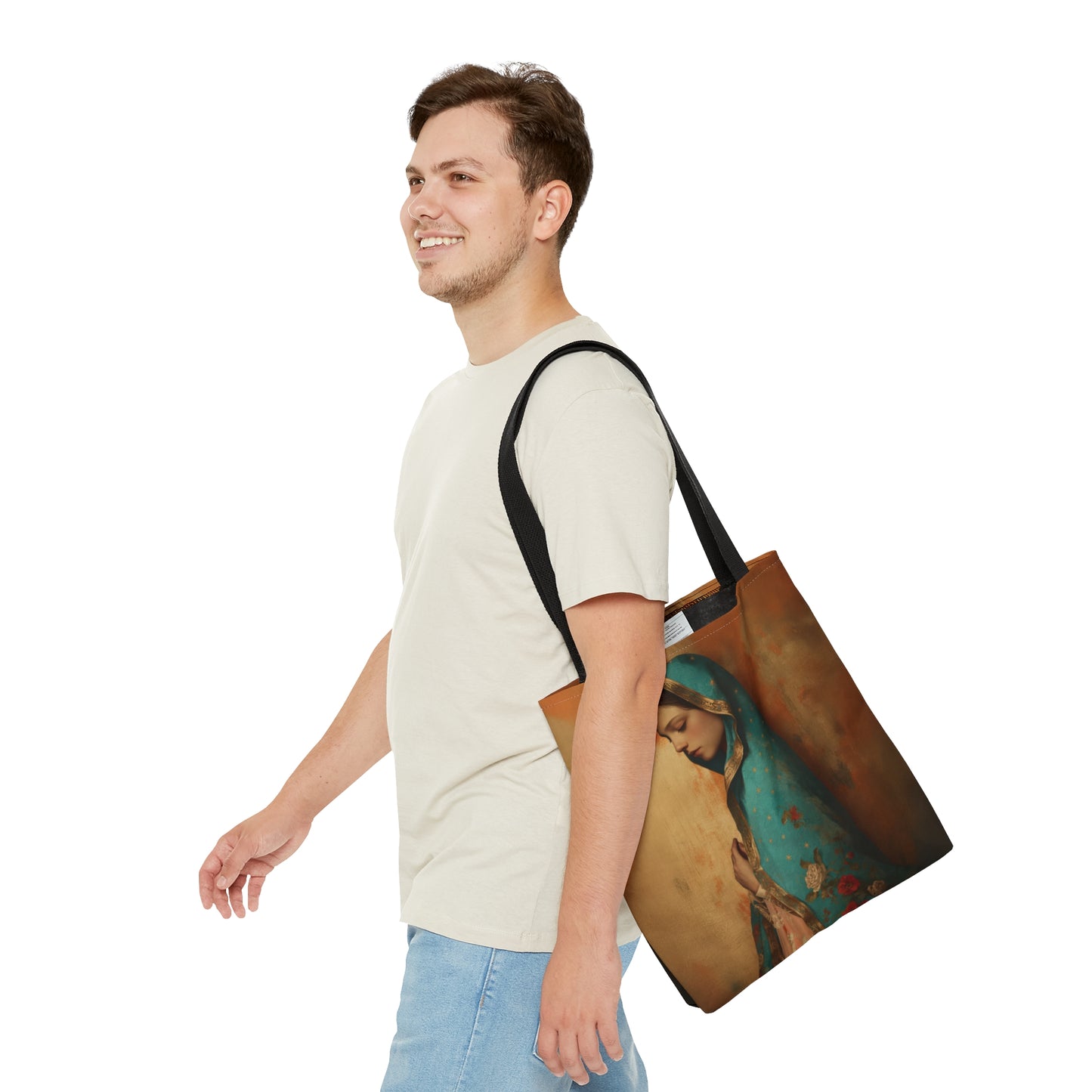 Our Lady of Guadalupe - Tote Bag - Large Medium Small Faith Art Bag - Catholic Faith Purse