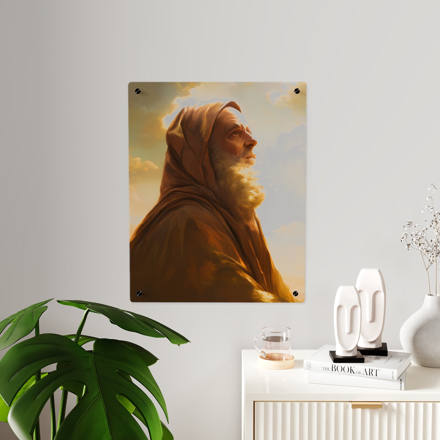 Father Abraham Wall Art Panel - Ready to Hang Acrylic Print - Catholic Saint Art - Patron Saint Print - No Frame needed