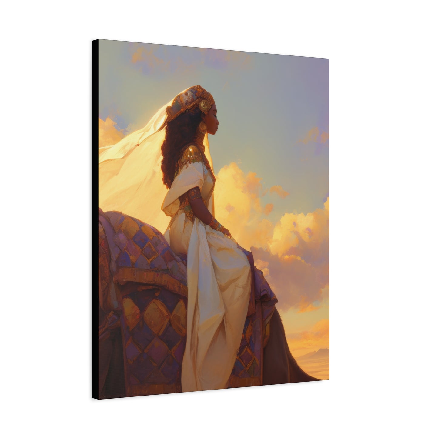 Queen of Sheba - Gallery Wrapped Canvas - Print - Religious Art for your Home - Catholic Art