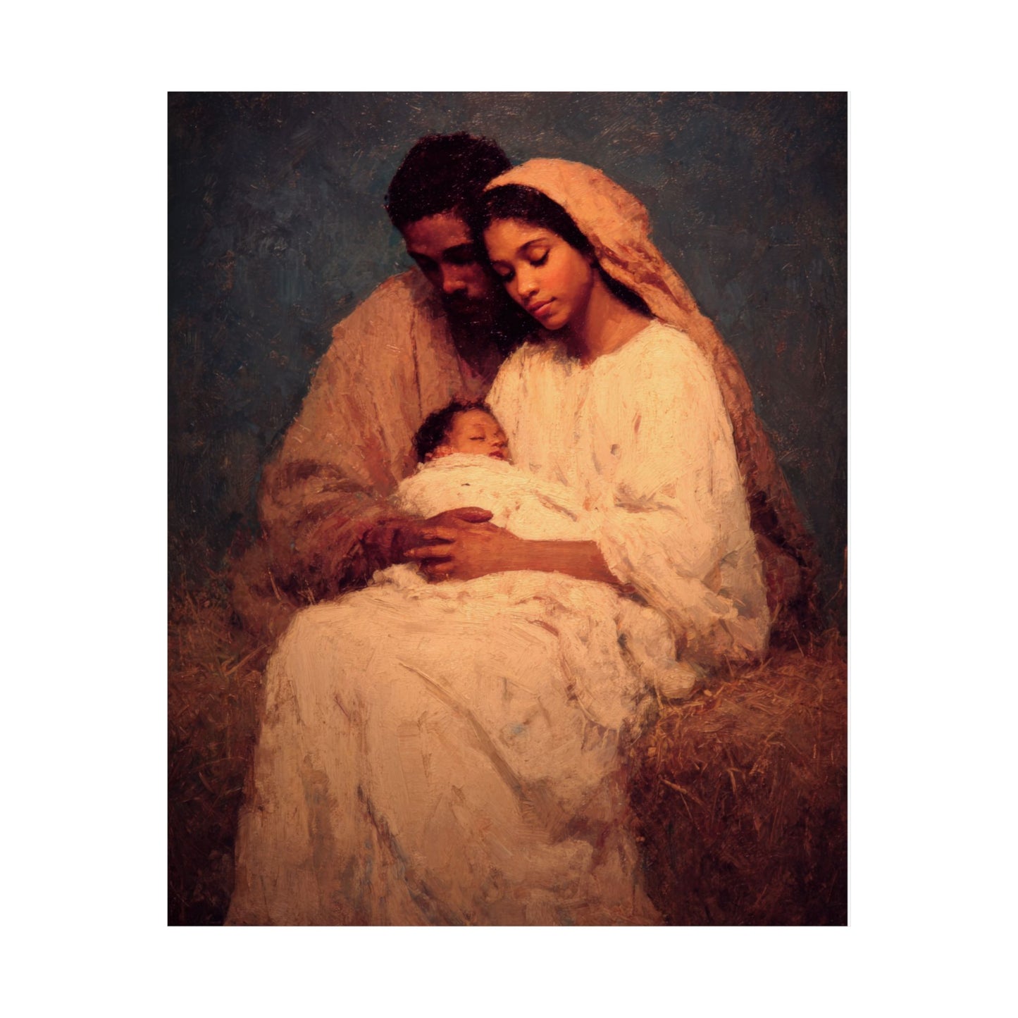 Love Made Visible in the Holy Family - Sanctified Souls Print - Multiple Sizes - Premium Matte Vertical Posters