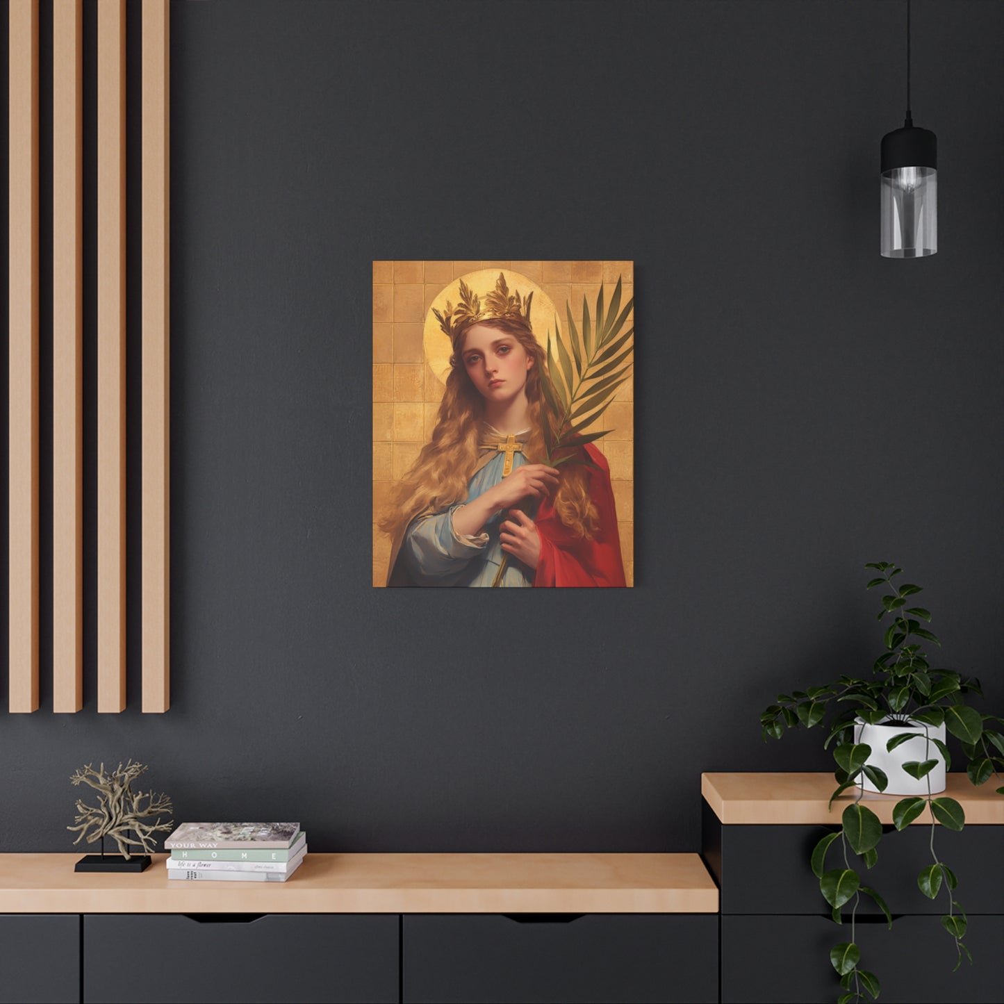 Saint Agrippina - Gallery Wrapped Canvas - Print - Religious Art for your Home - Catholic Art