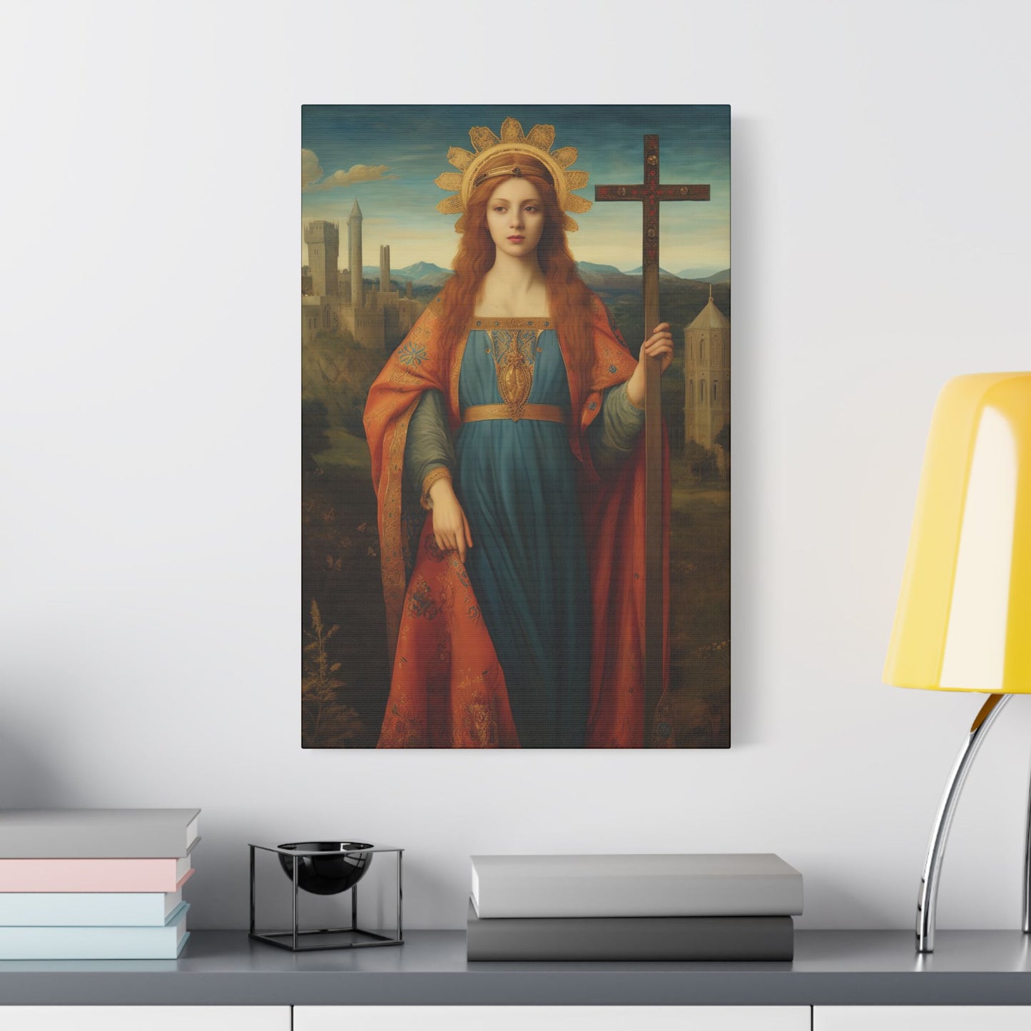 Saint Helena Canvas Print - Multiple Sizes - Catholic Home art - Museum Wrapped Canvas - Sanctified Souls Print