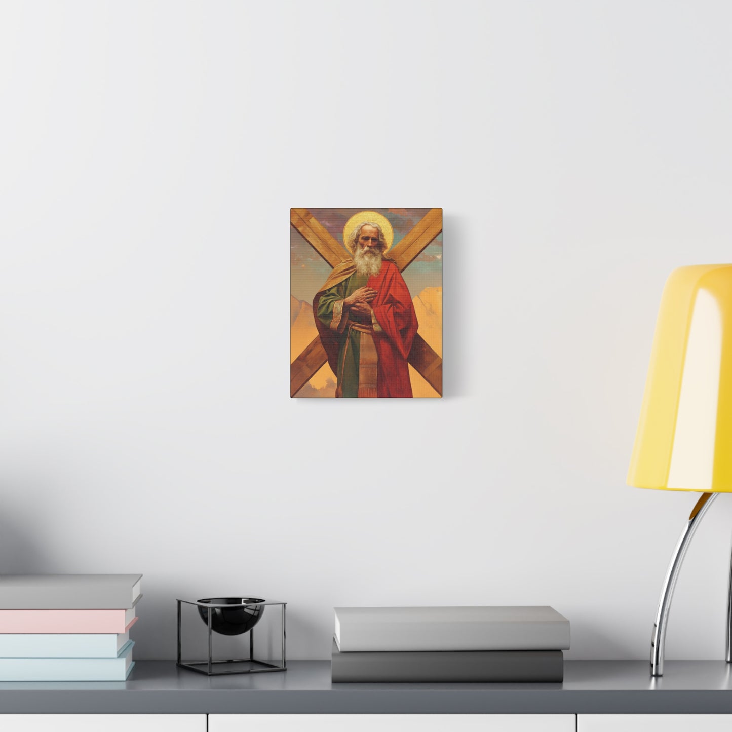 Saint Andrew the Apostle - Gallery Wrapped Canvas - Print - Religious Art for your Home - Catholic