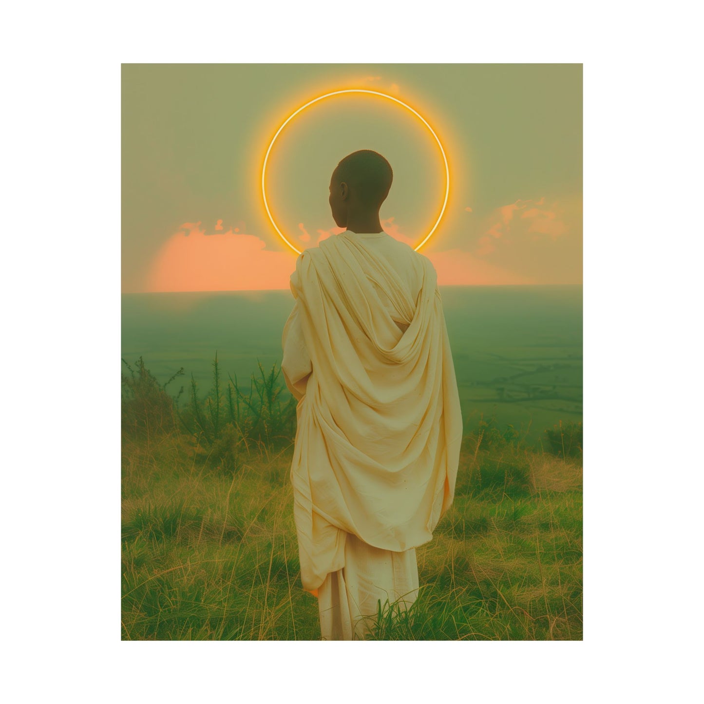 Saint Charles Lwanga- Sanctified Souls Print - Multiple Sizes - Premium Posters - Catholic Art - Christian Home Decor Artwork