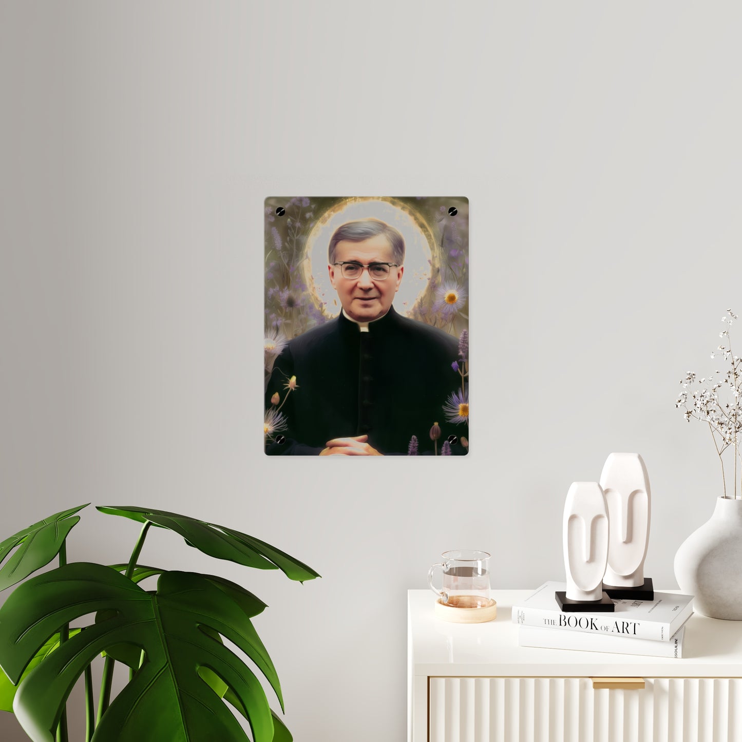 Saint Josemaría Escrivá de Balaguer Acrylic Wall Art Panel - Ready to Hang Acrylic Print - Catholic Saint Art