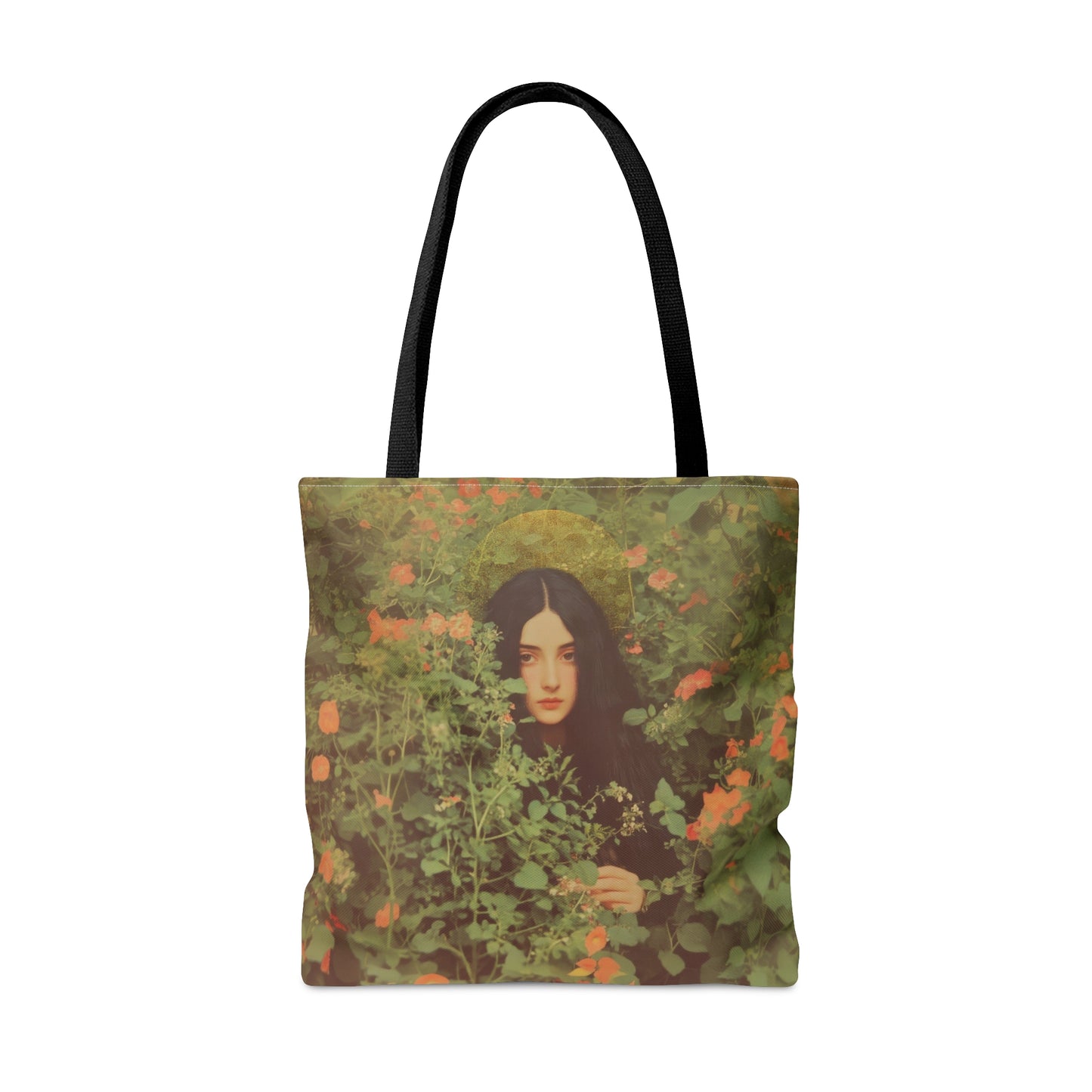 Saint Eve - Tote Bag - Large Medium Small Faith Art Bag - Catholic Faith Purse - Double Sided