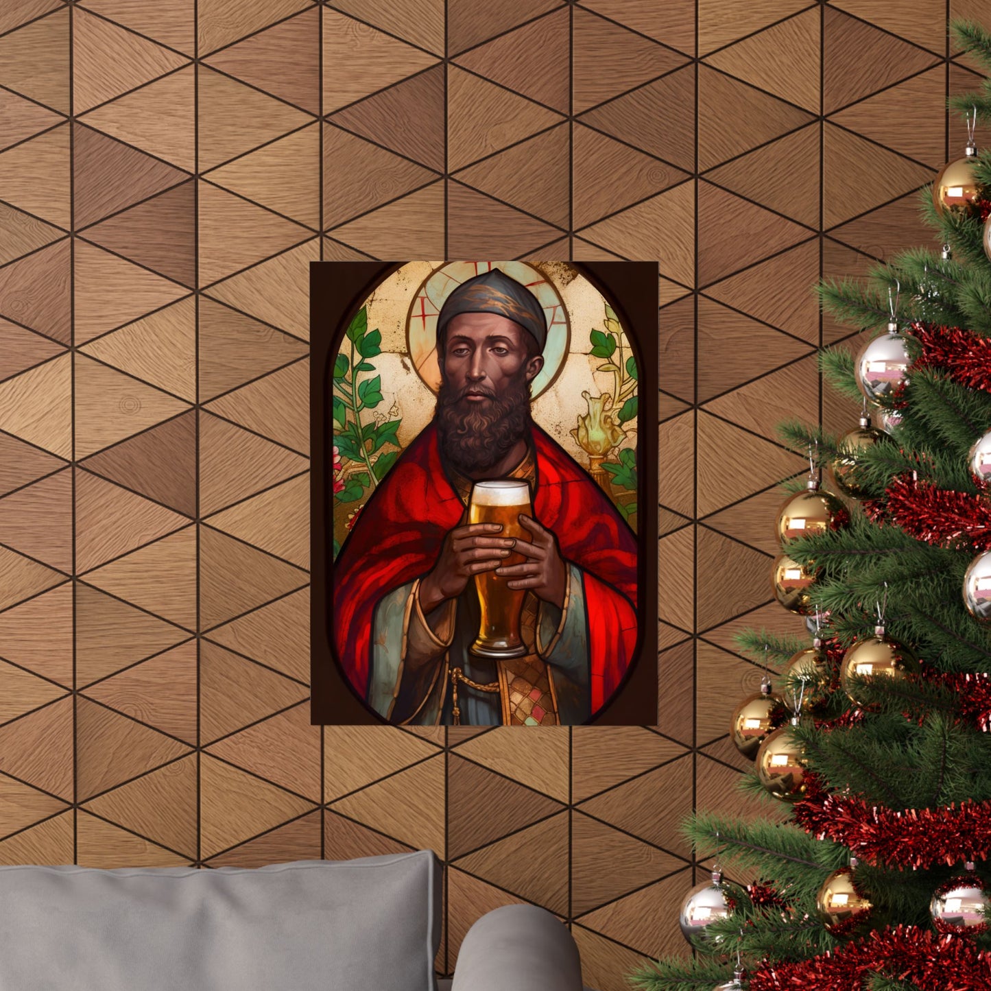 Saint Augustine of Hippo - Sanctified Souls Print - Multiple Sizes - Premium Matte Vertical Posters