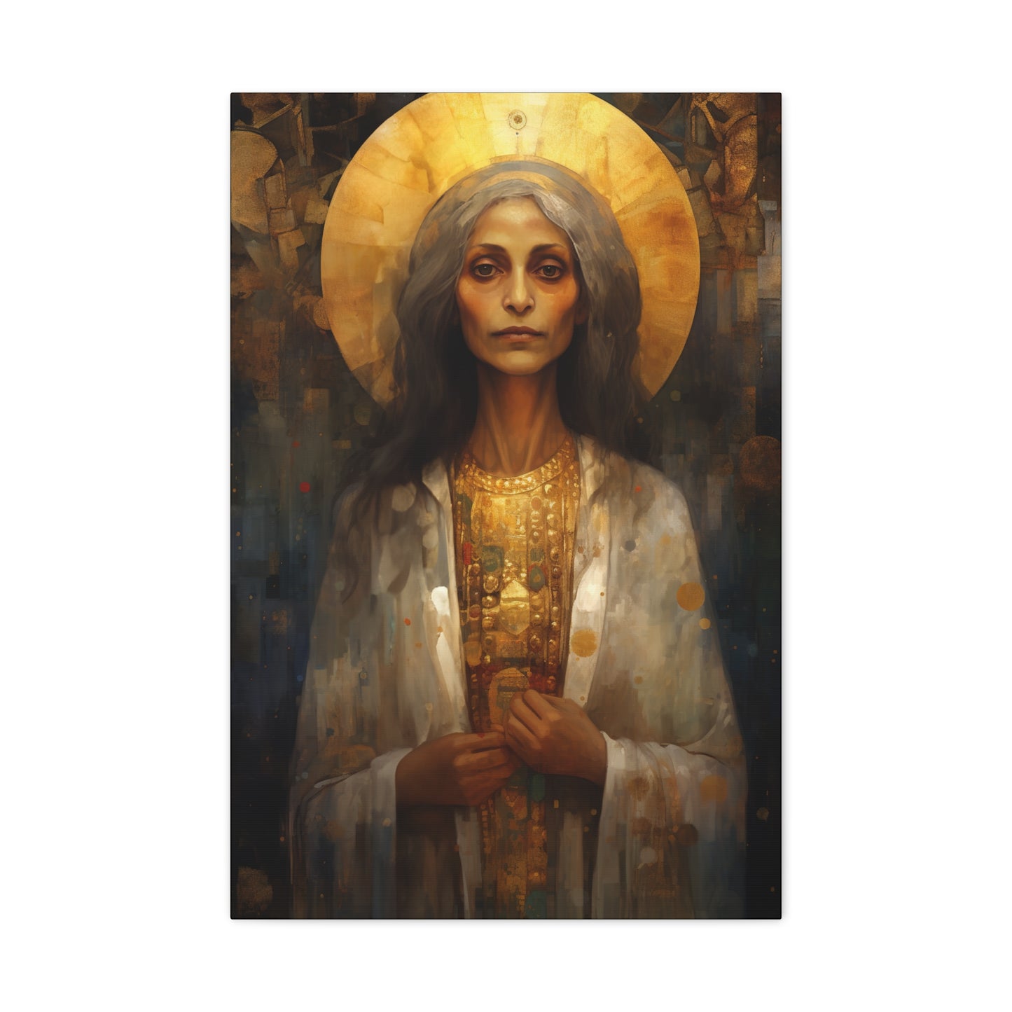 Saint Mary of Egypt - Museum Wrapped Canvas - Sanctified Souls Print - Religious Art for your Home