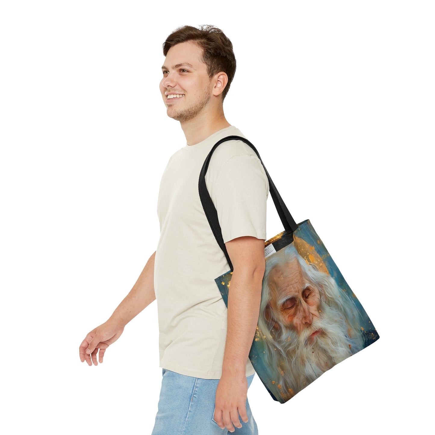 Saint Paul the Simple Tote Bag - Large Medium Small Faith Art Bag - Catholic Faith Art purse - Double Sided