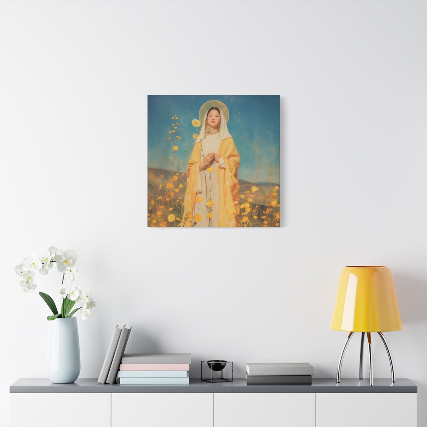 Saint Agatha Lin - Gallery Wrapped Canvas - Print - Religious Art for your Home - Catholic Art