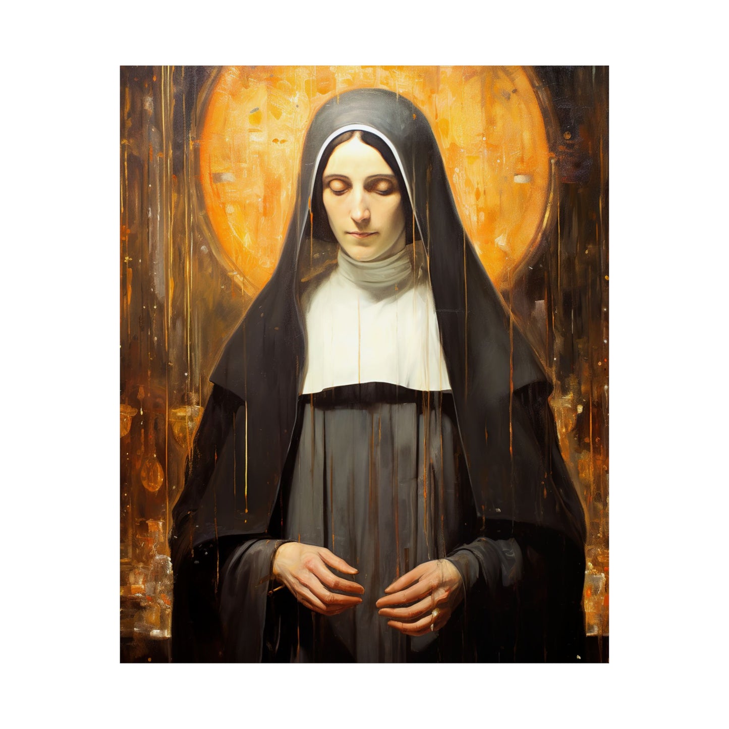 Saint Alice Print - Sanctified Souls Print - Multiple Sizes - Premium Matte Vertical Posters