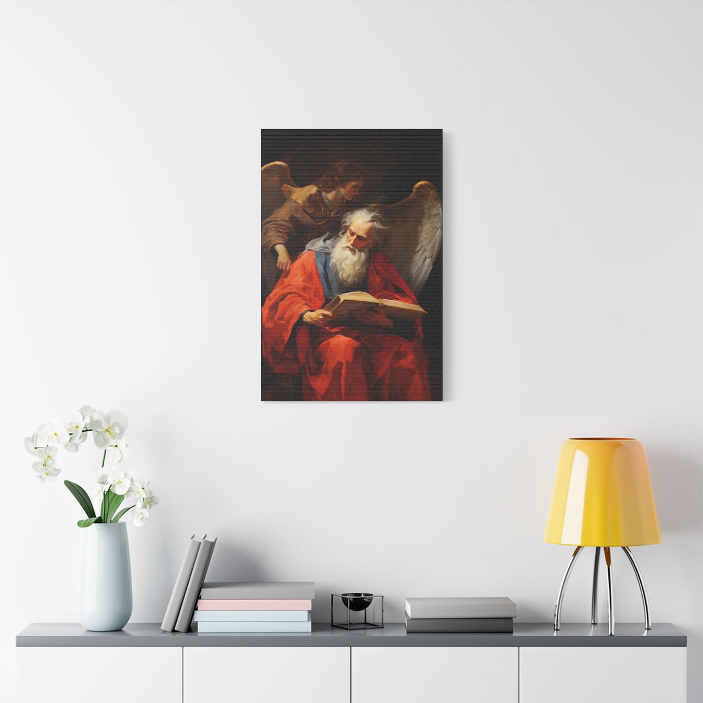 Saint Matthew the Apostle - Museum Wrapped Canvas - Sanctified Souls Print - Religious Art for your Home