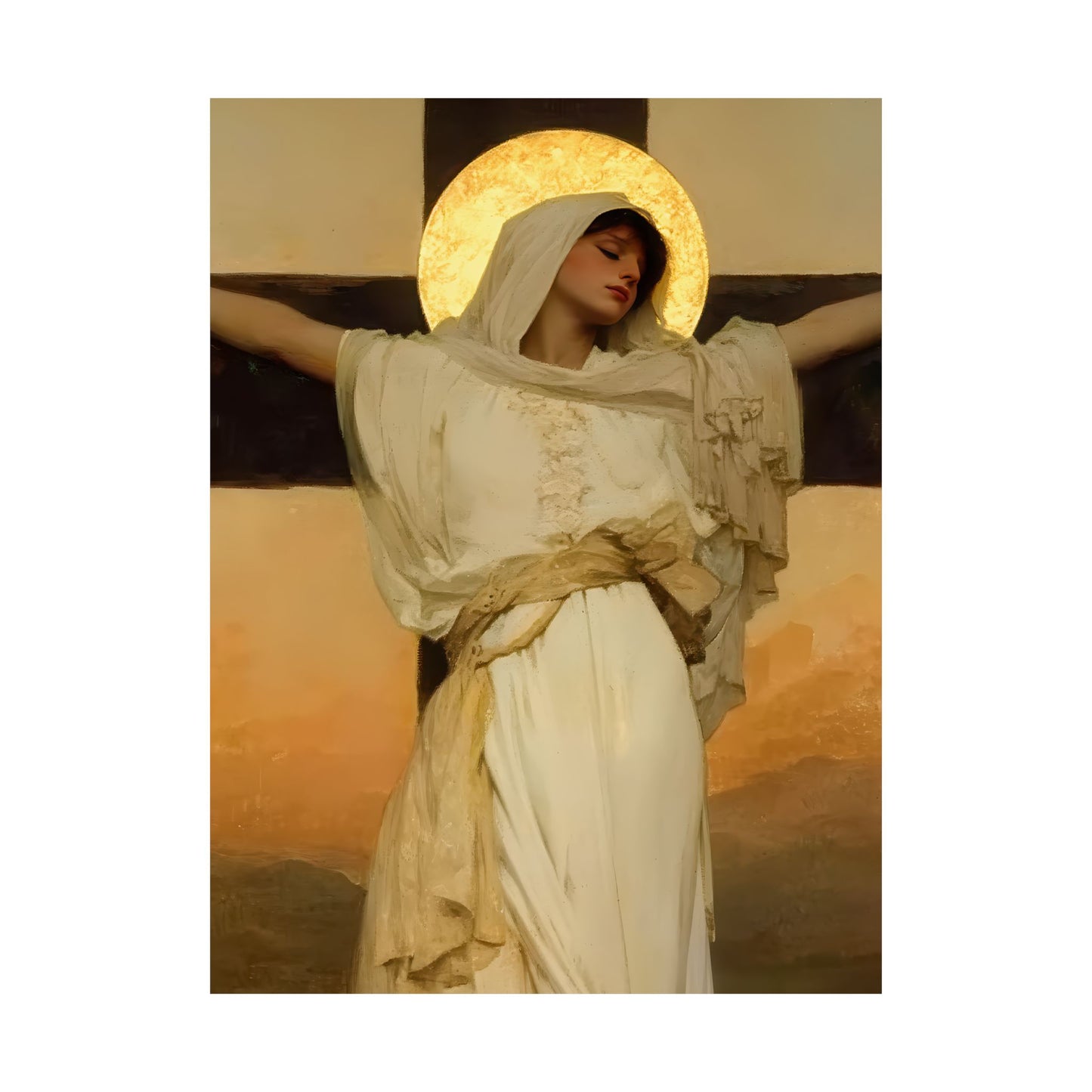 Saint Julia of Carthage Poster Print - Sanctified Souls Print - Multiple Sizes - Premium Posters - Catholic Art for your home