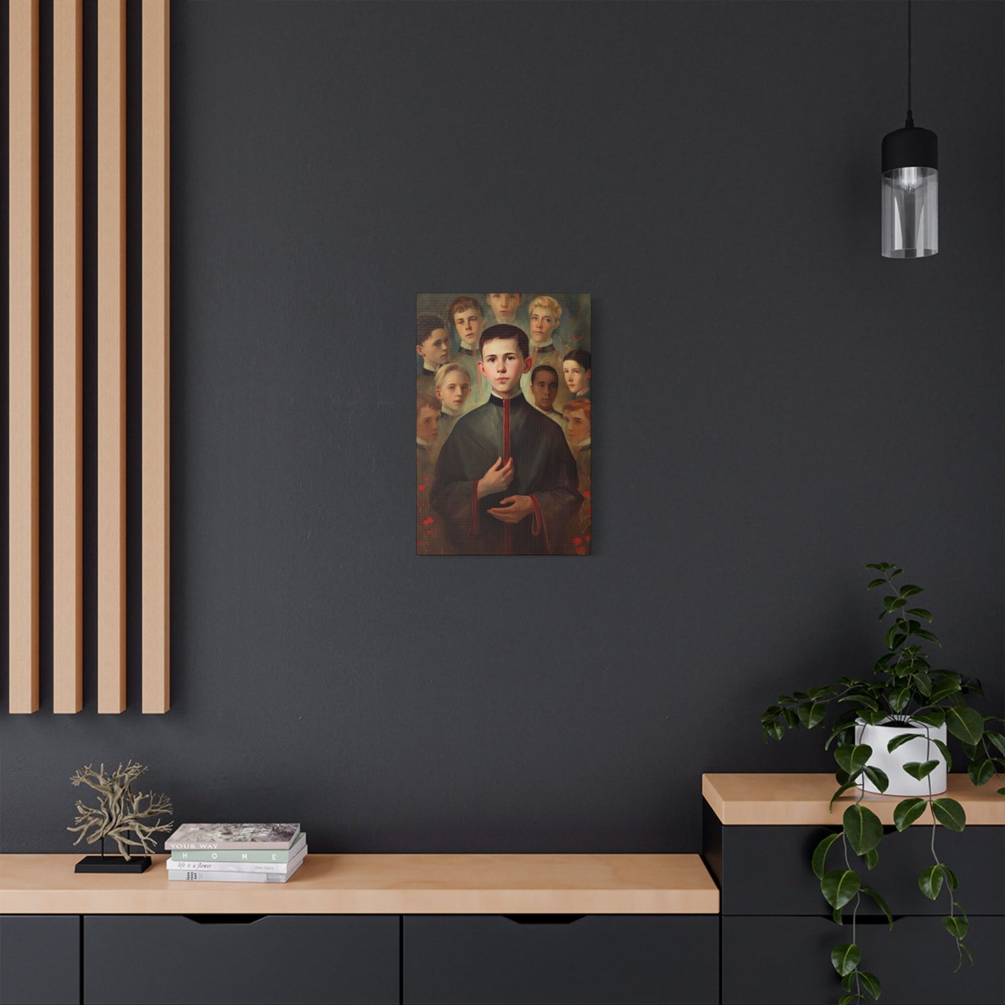 Saint John Berchmans Canvas Print - Multiple Sizes - Catholic Home art - Museum Wrapped Canvas - Sanctified Souls Print