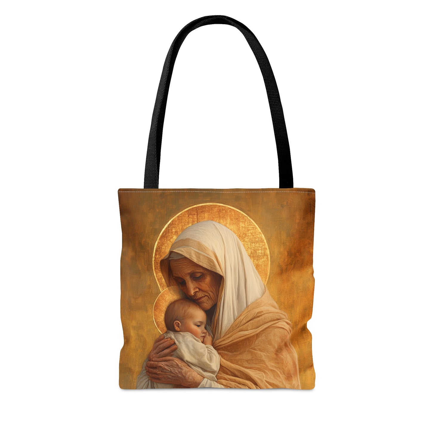 Saint Anna the Prophetess Tote Bag - Large Medium Small Faith Art Bag - Catholic Faith Purse - Religious - Prayer Bag - Devotional Purse
