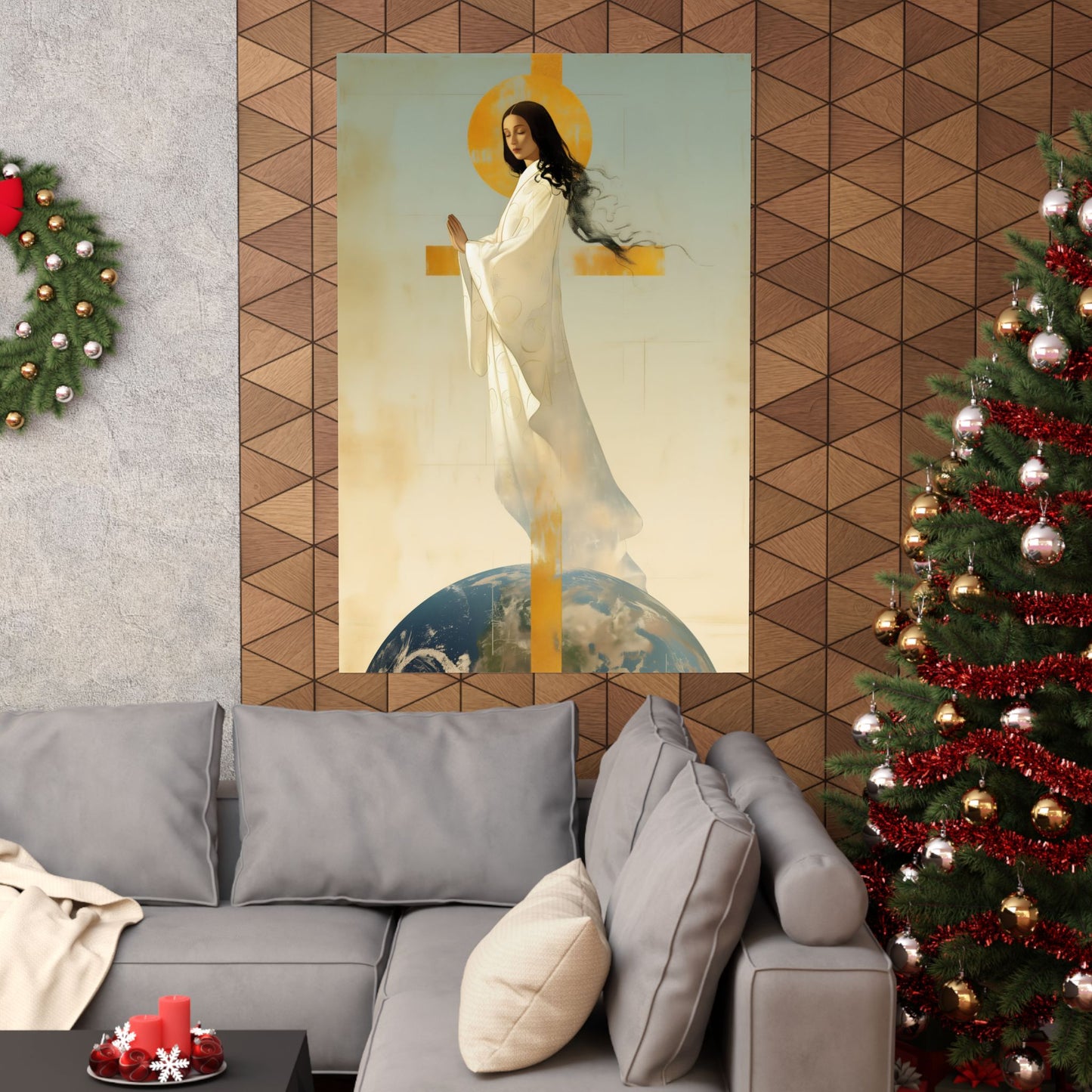Our Lady of Akita - Mother Mary - Sanctified Souls Print - Multiple Sizes - Premium Matte Vertical Posters
