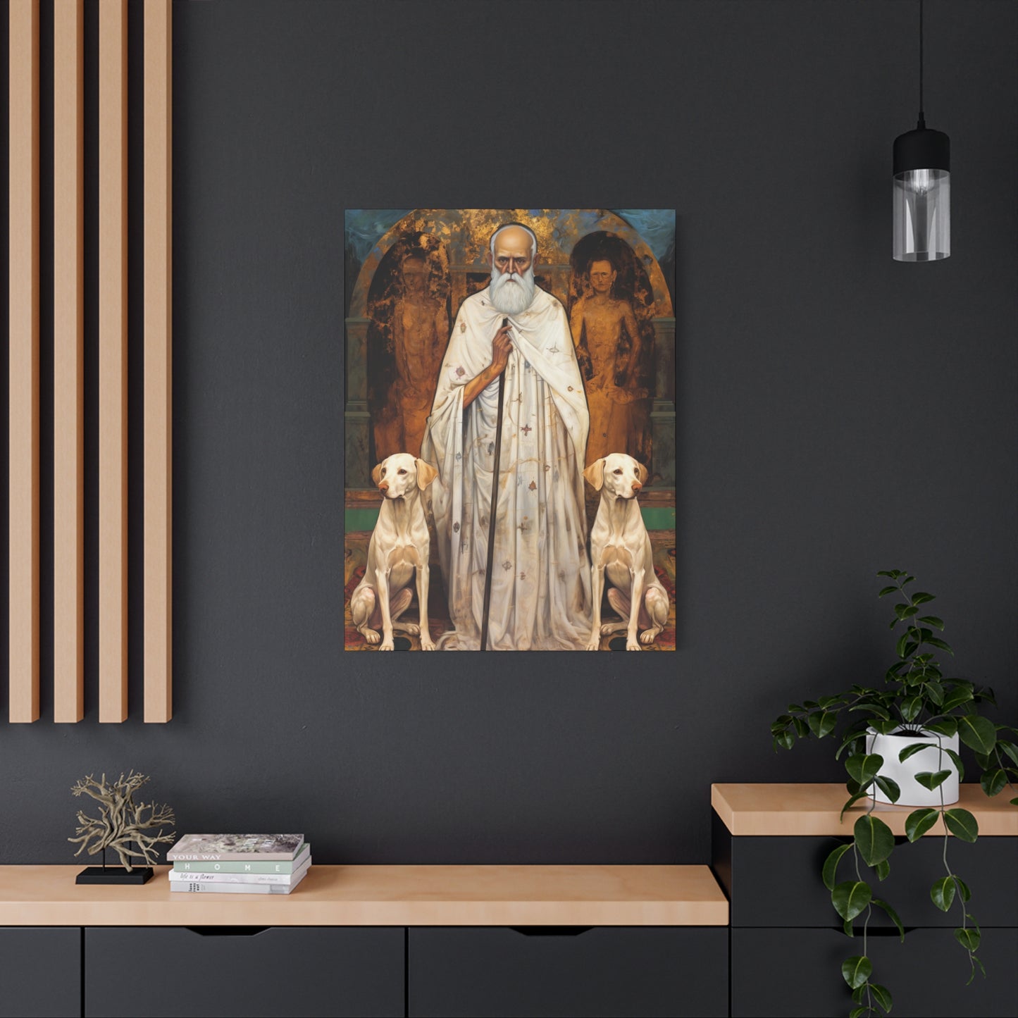 Saint Lazarus of Bethany Canvas Print - Multiple Sizes - Catholic Home art - Museum Wrapped Canvas - Sanctified Souls Print
