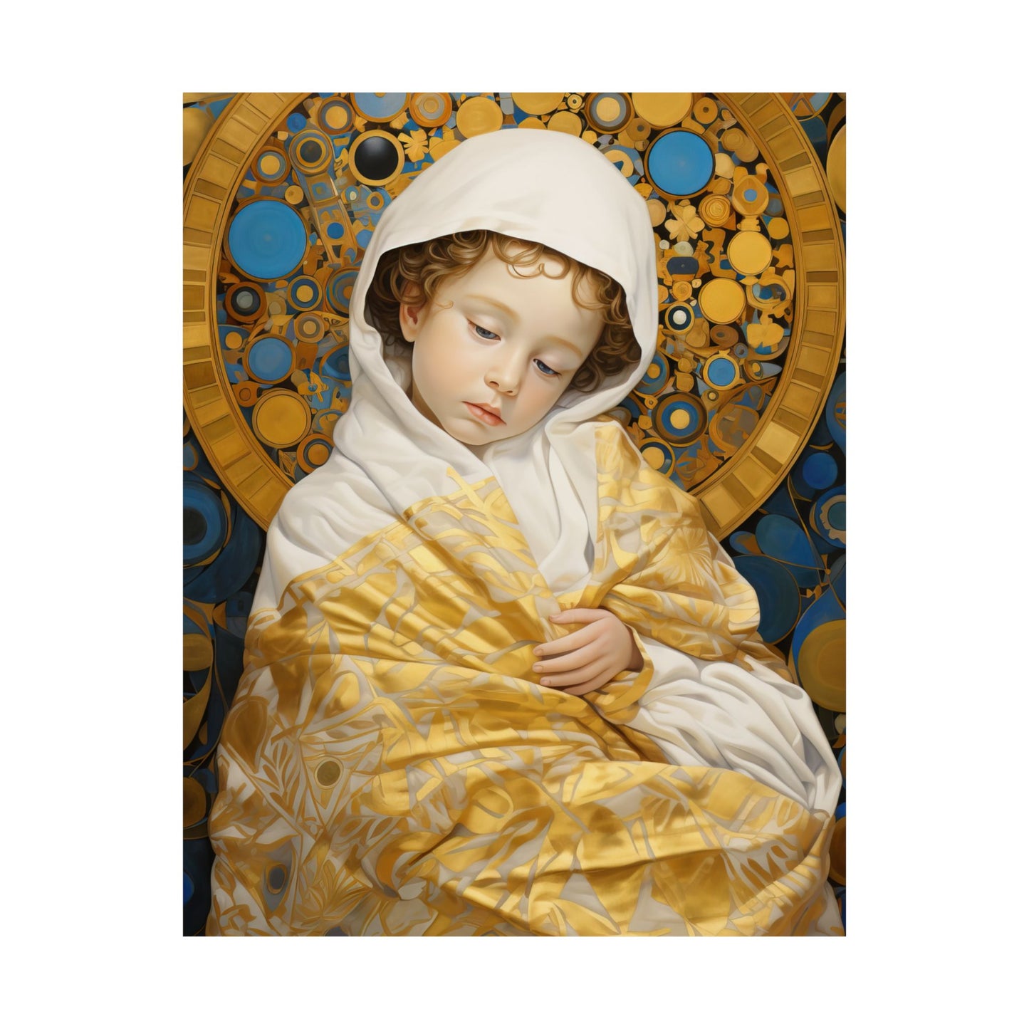 Divine Innocence: The Christ Child - Sanctified Souls Print - Multiple Sizes - Premium Matte Vertical Posters