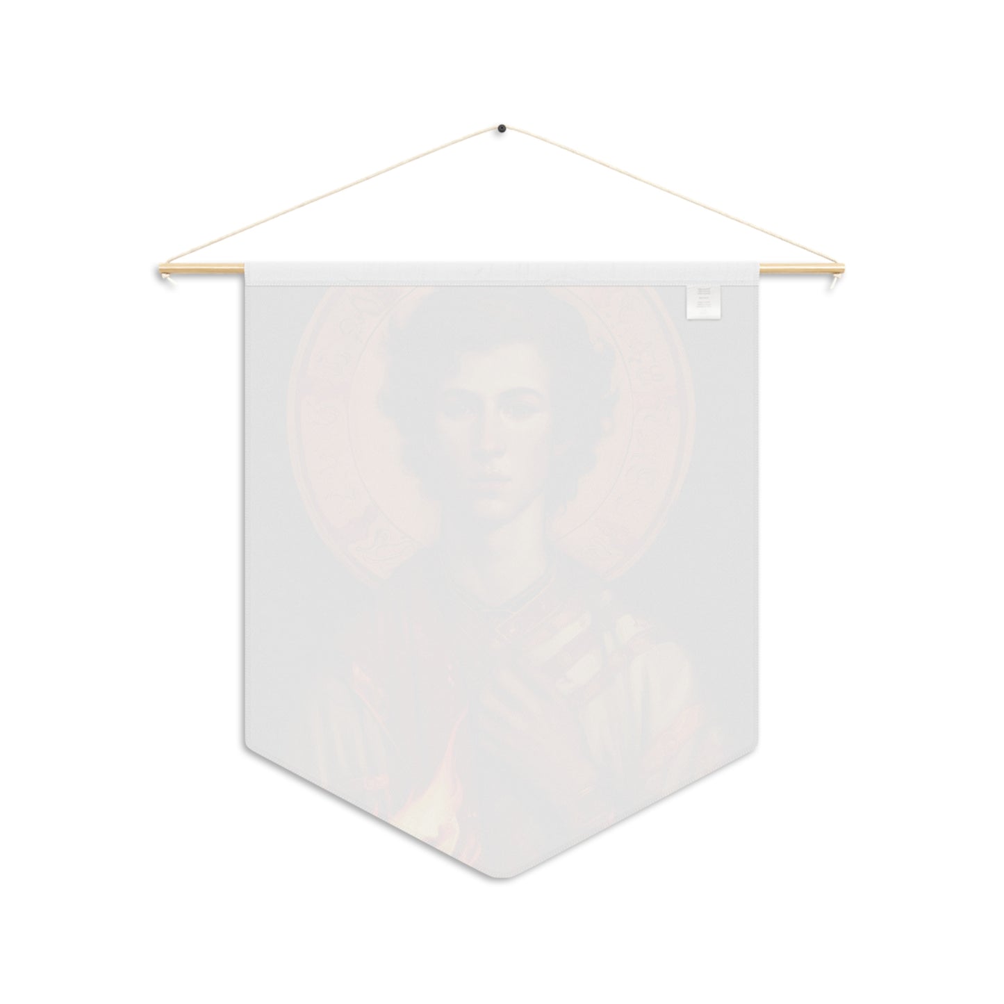 Saint Lawrence Wall Banner / Wall Hanging / Pennant - Prayer room art - Catholic Home -  18" x 21"