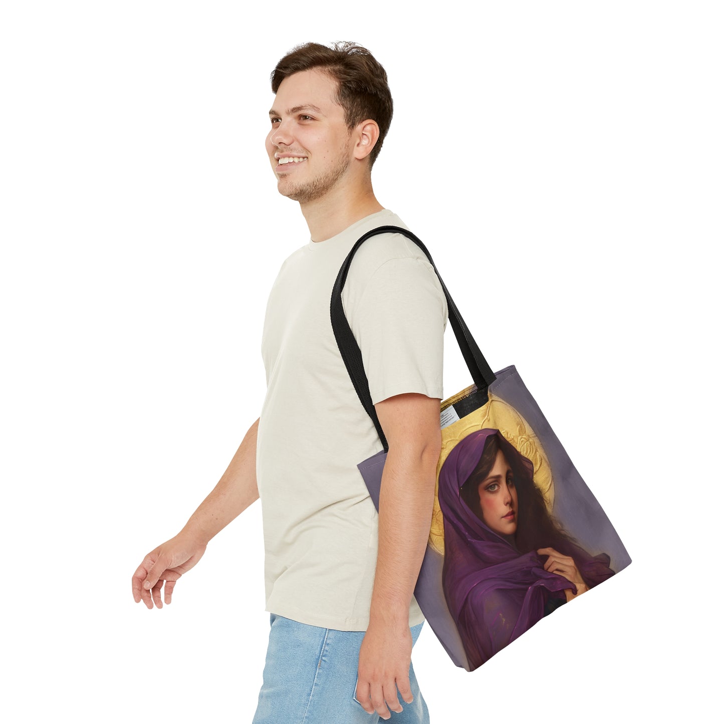Saint Lydia Purpuraria / Lydia of Thyatira Tote Bag - Large Medium Small Faith Art Bag - Catholic Faith Purse - Religious Carry All