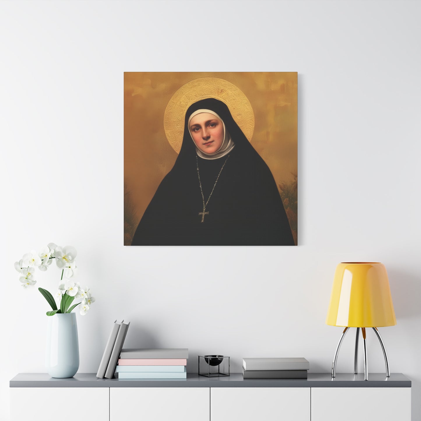 Saint Geltrude Caterina Comensoli - Gallery Wrapped Canvas - Print - Religious Art for your Home - Catholic Art