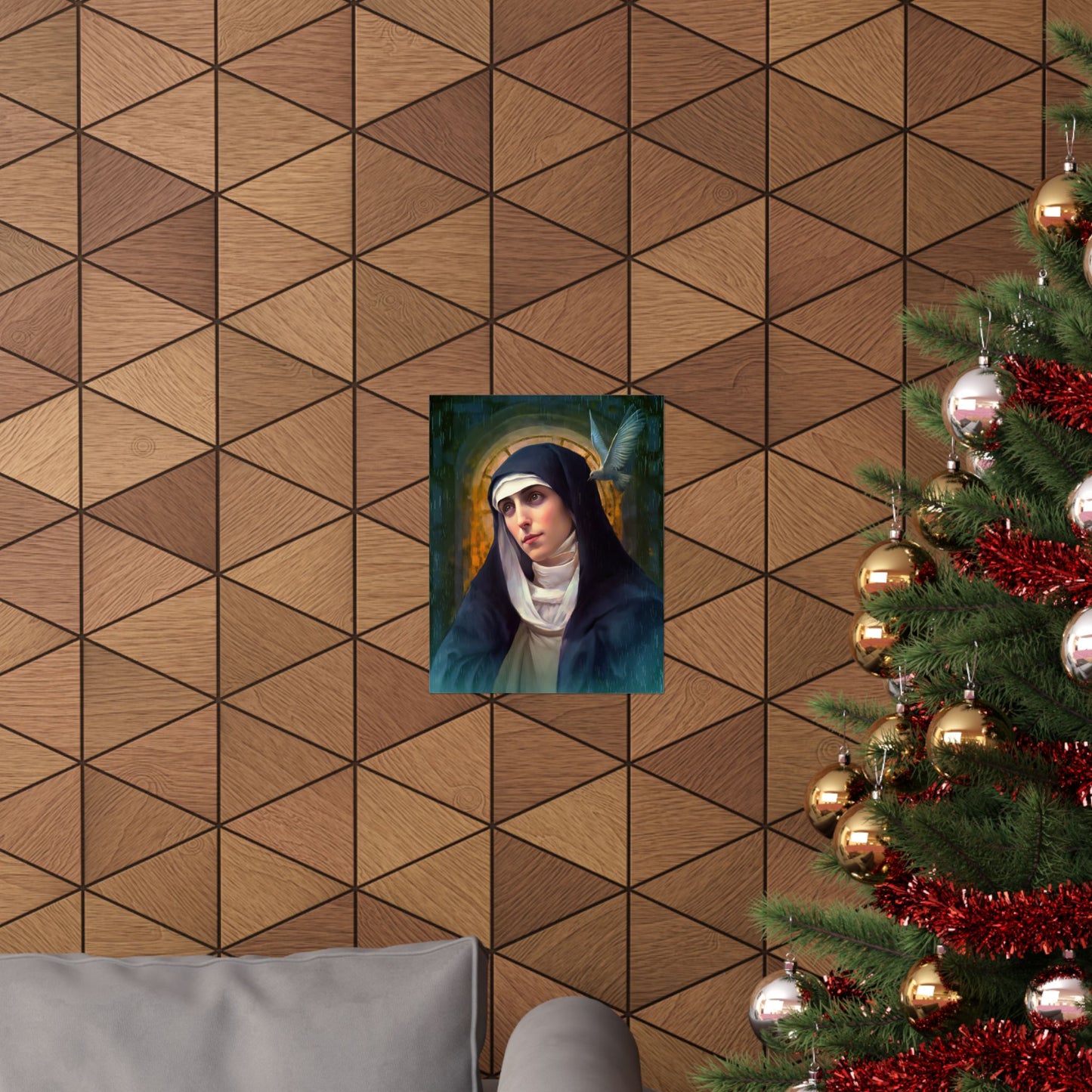 Saint Teresa of Ávila Print - Sanctified Souls Print - Multiple Sizes - Premium Matte Vertical Posters