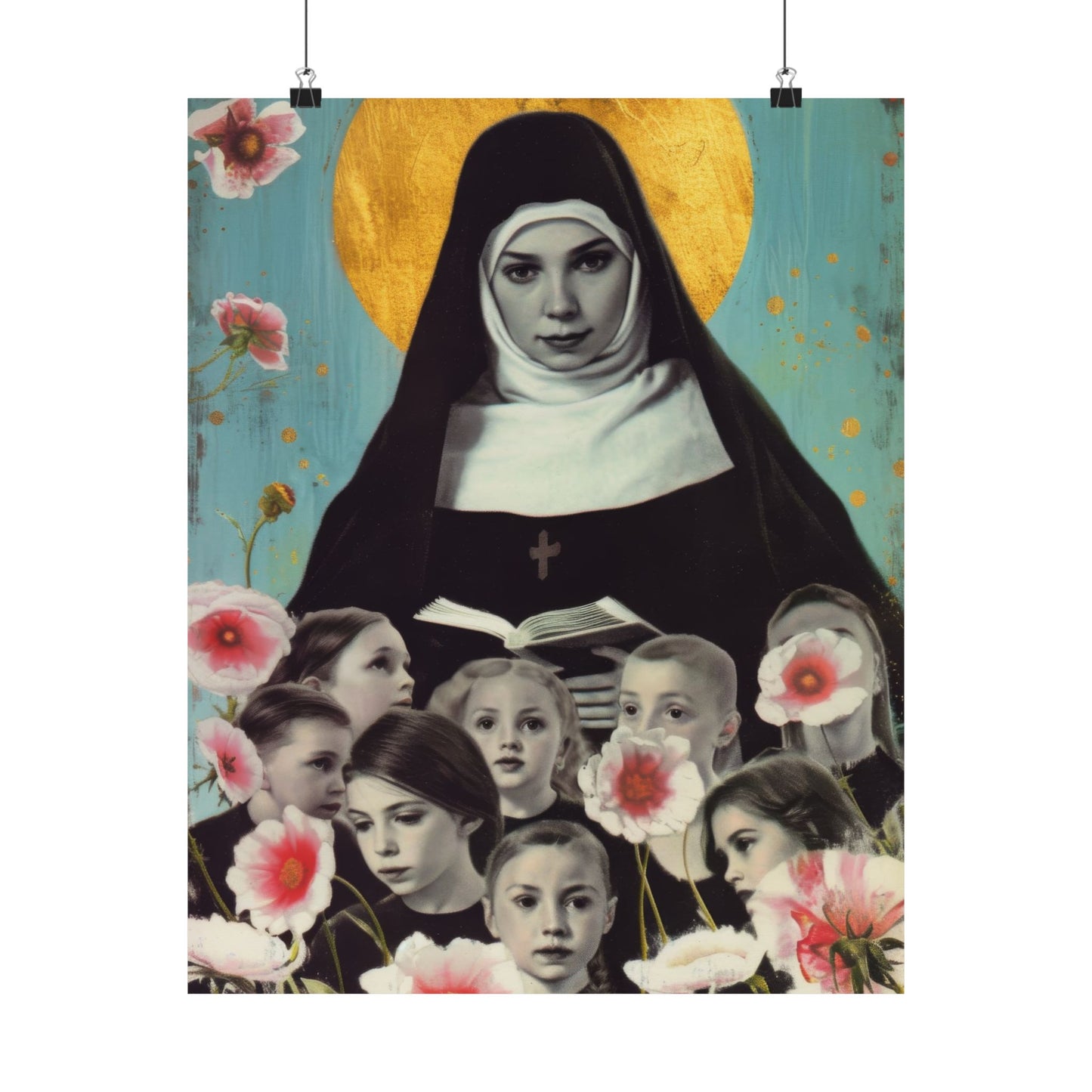 Saint Joan de Lestonnac - Sanctified Souls Print - Multiple Sizes - Premium Matte Vertical Posters