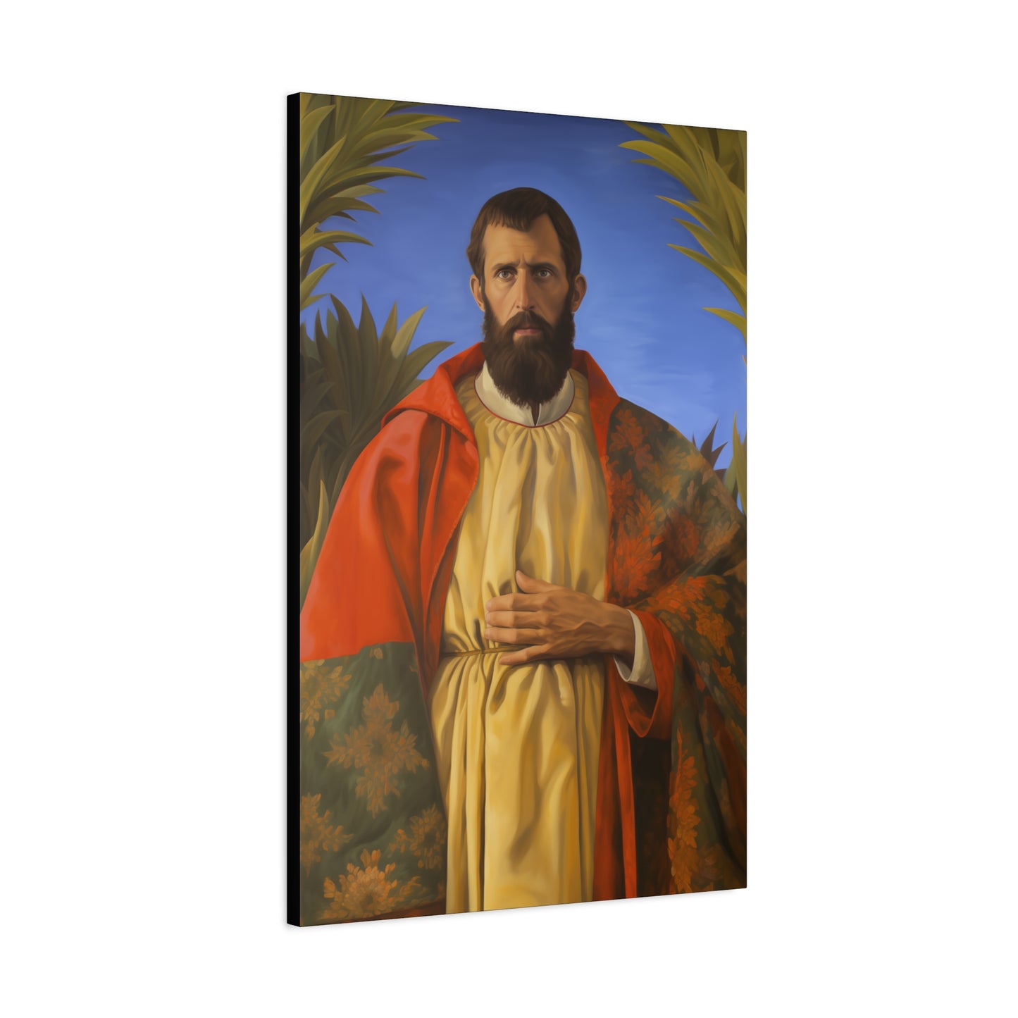 Saint Thomas the Apostle - Museum Wrapped Canvas - Sanctified Souls Print - Religious Art for your Home