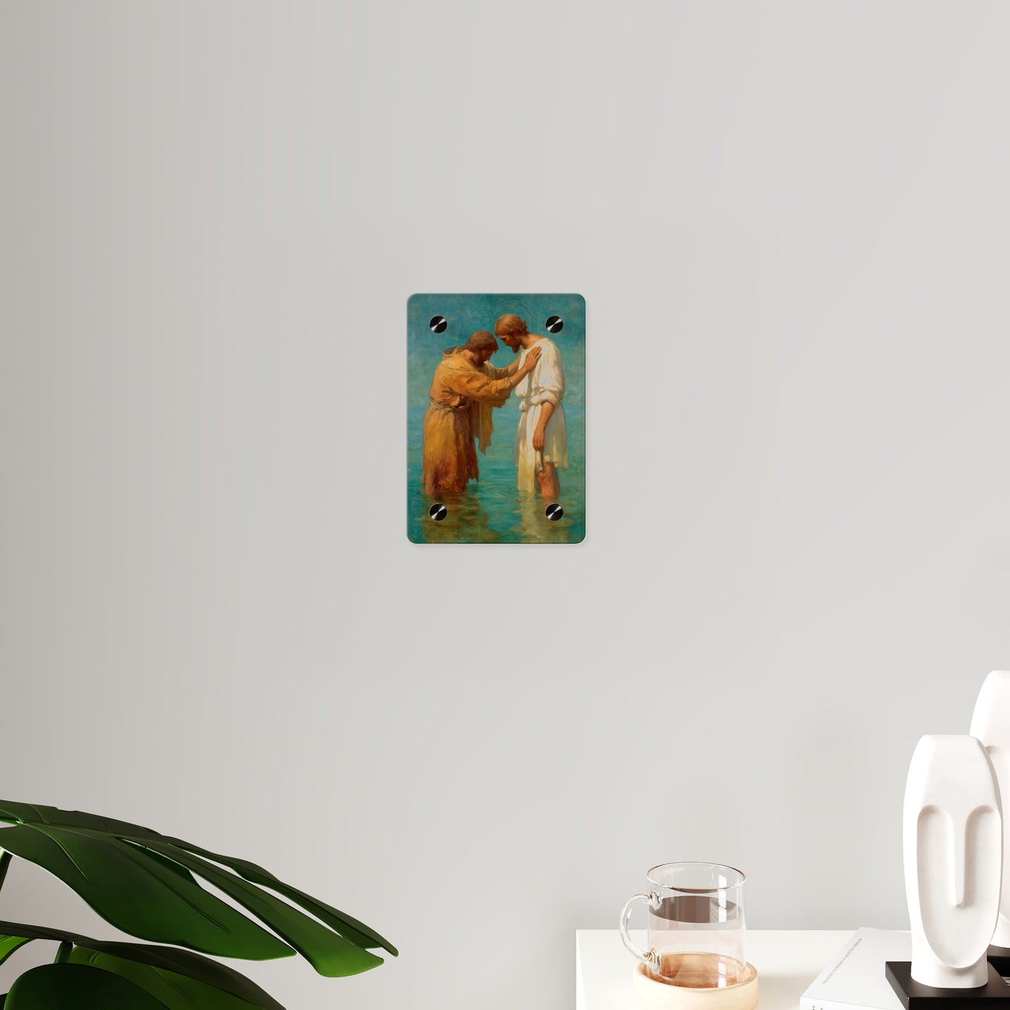 Saint John the Baptist, Servant of the Dawn Acrylic Wall Art Panel - Ready to Hang Acrylic Print - Catholic Saint Art