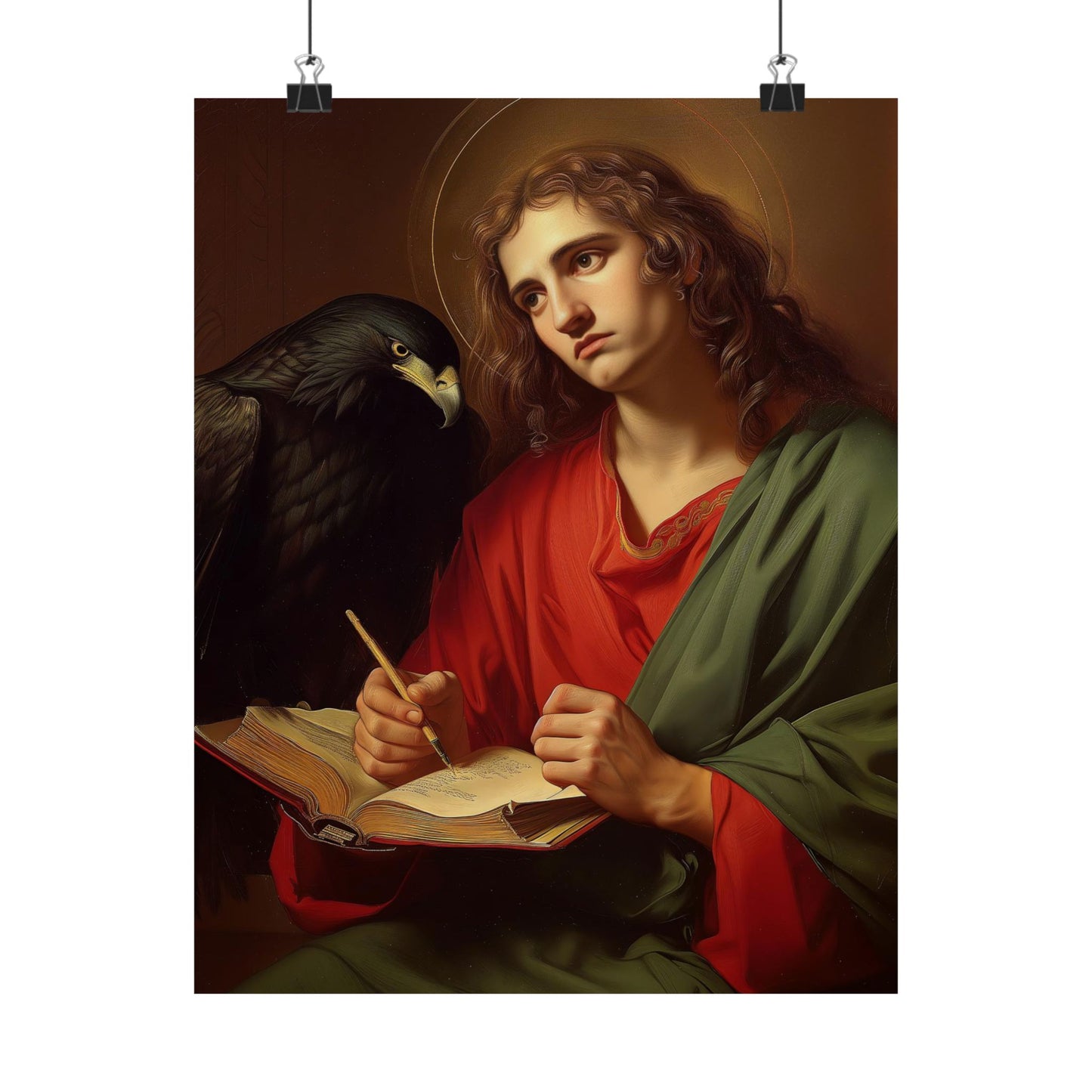 Saint John the Apostle - Sanctified Souls Print - Multiple Sizes - Premium Matte Vertical Posters
