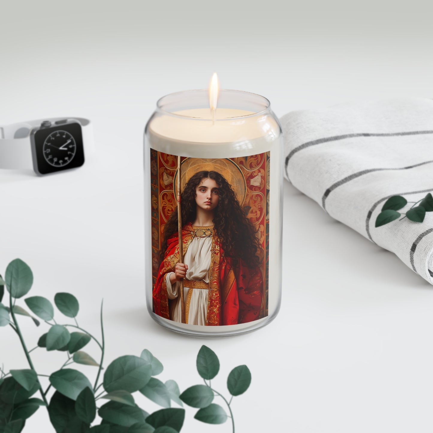 Saint Adela of Normandy - Scented Prayer Candle, 13.75oz - Tall Size - Religious Prayer Candle - Catholic Art