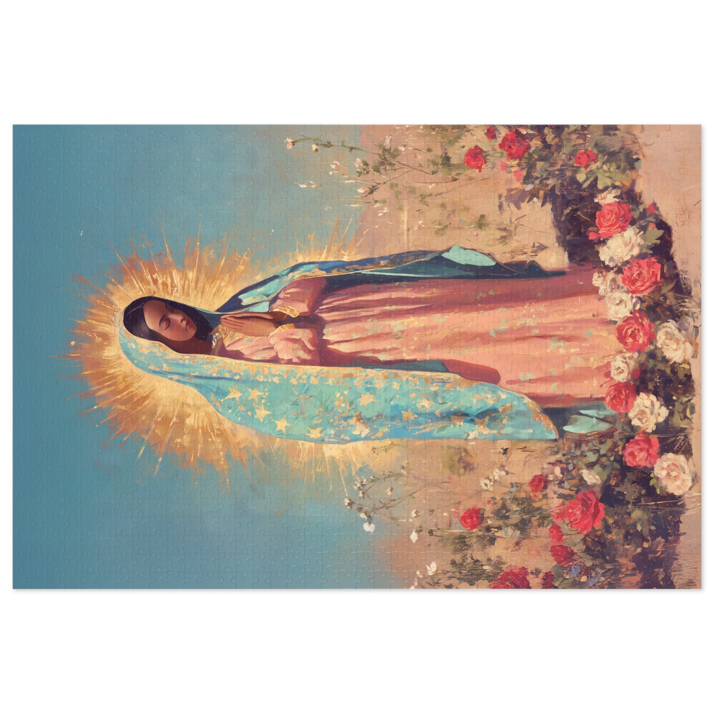 Our Lady of Guadalupe - Puzzle & Keepsake Tin - Religious Jigsaw Puzzle (30, 110, 252, 500,1000-Piece)