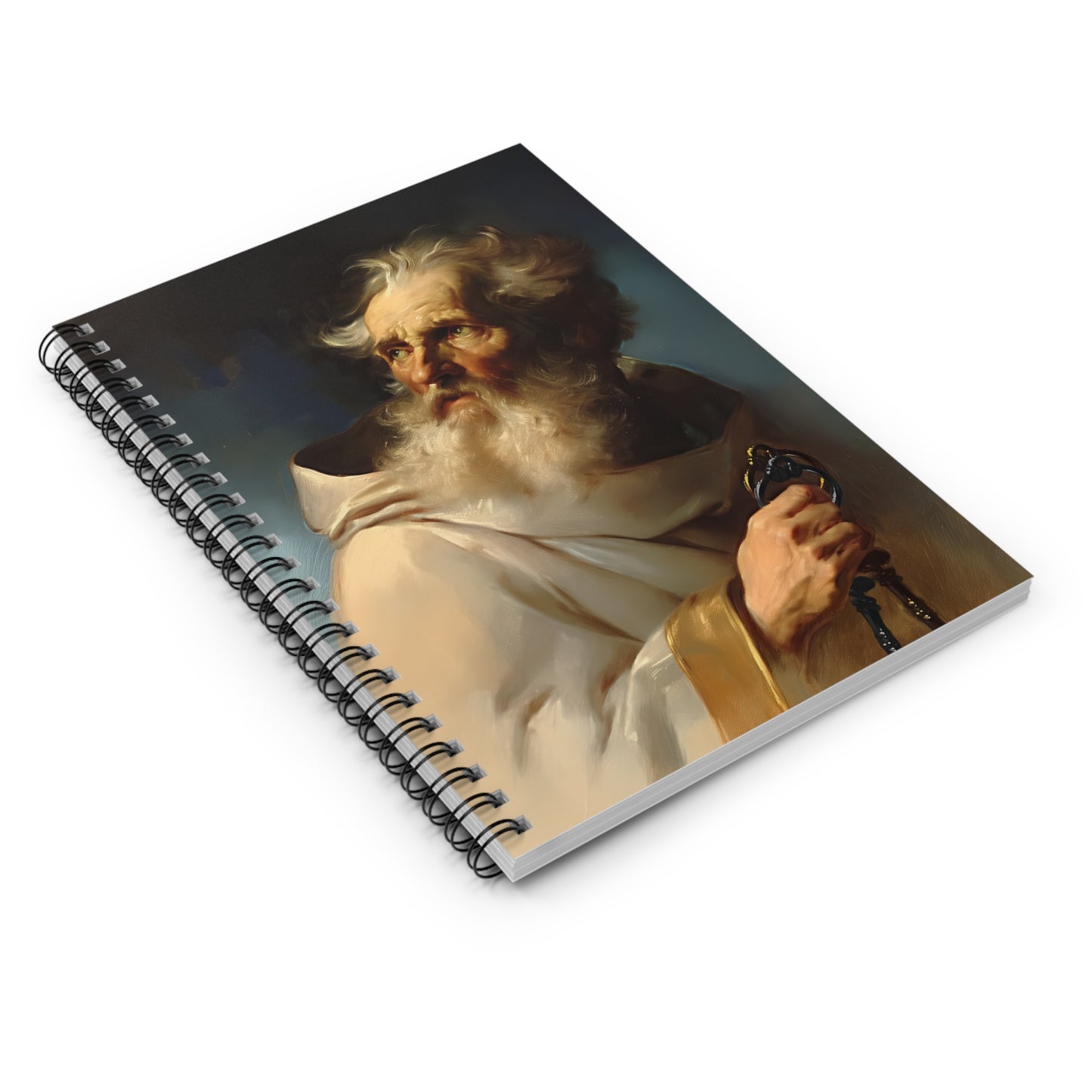 Saint Peter the Apostle - Sanctified Souls Art - Religious - Spiral Notebook - Ruled - Catholic - Devotional Journal - Diary
