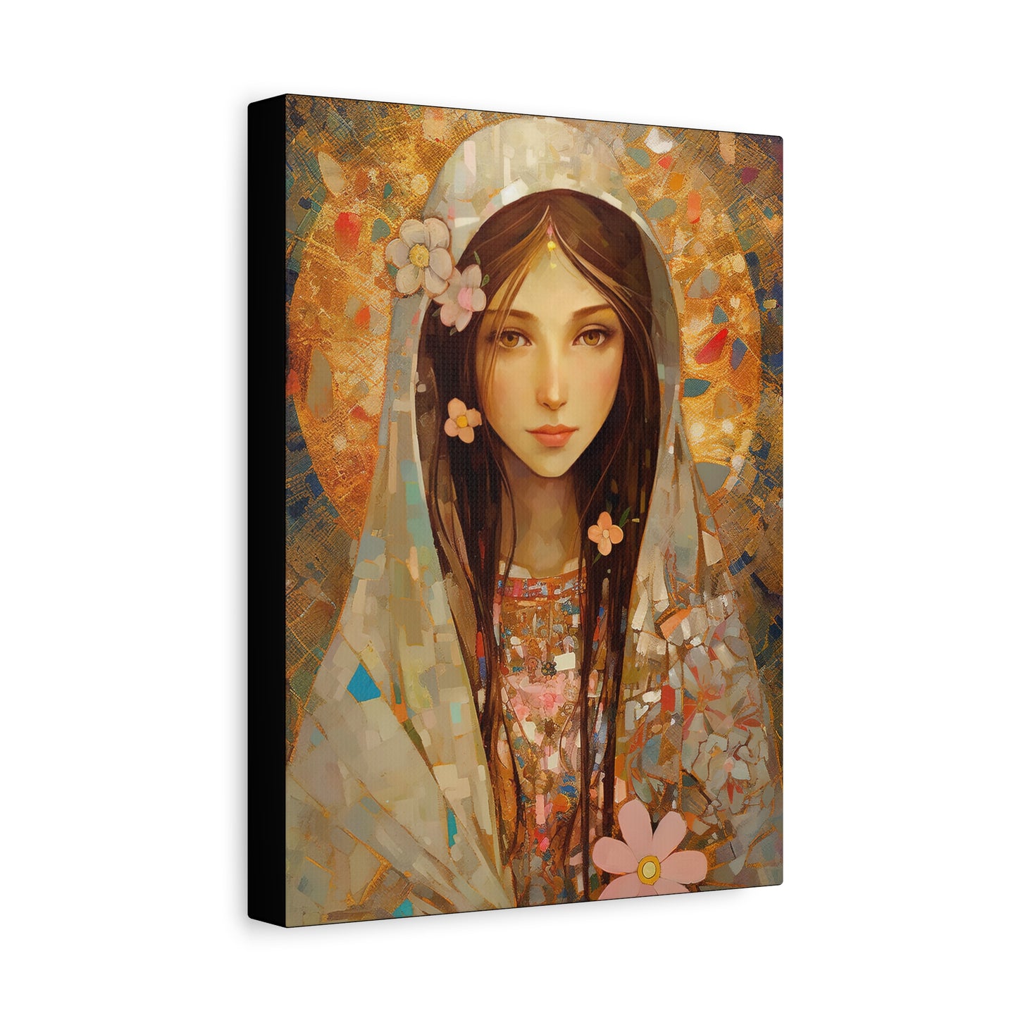 Saint Maria Goretti - Museum Wrapped Canvas - Sanctified Souls Print - Religious Art for your Home