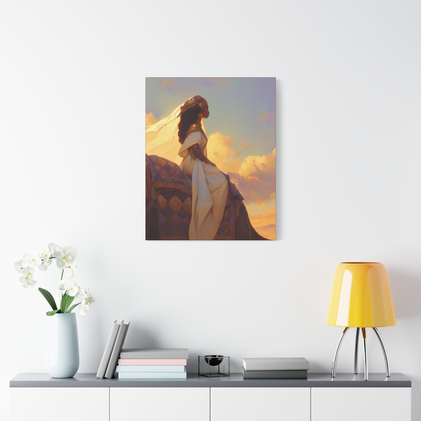 Queen of Sheba - Gallery Wrapped Canvas - Print - Religious Art for your Home - Catholic Art