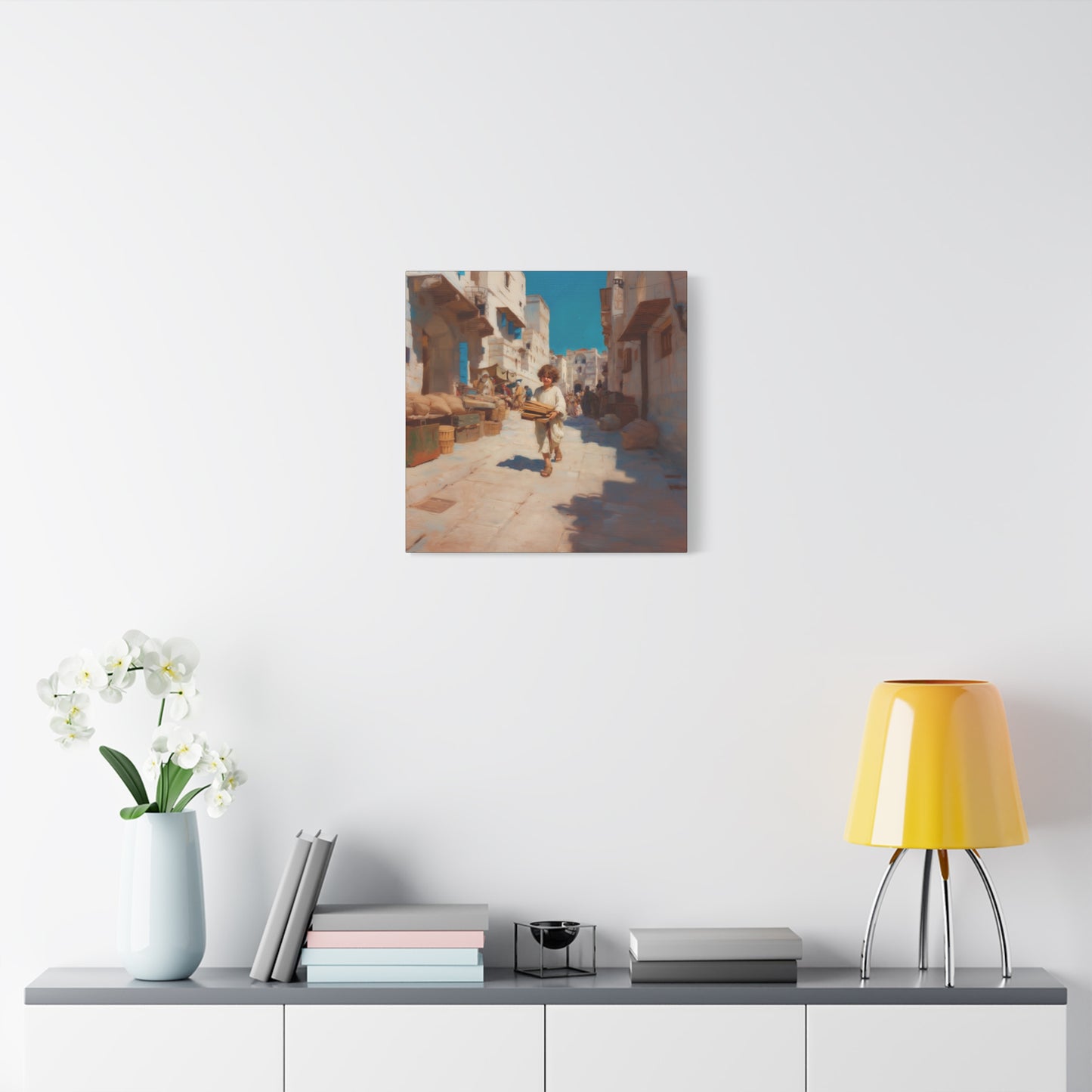 Nazareth and the Hidden Light of Christ - Gallery Wrapped Canvas - Print - Religious Art for your Home - Catholic Art