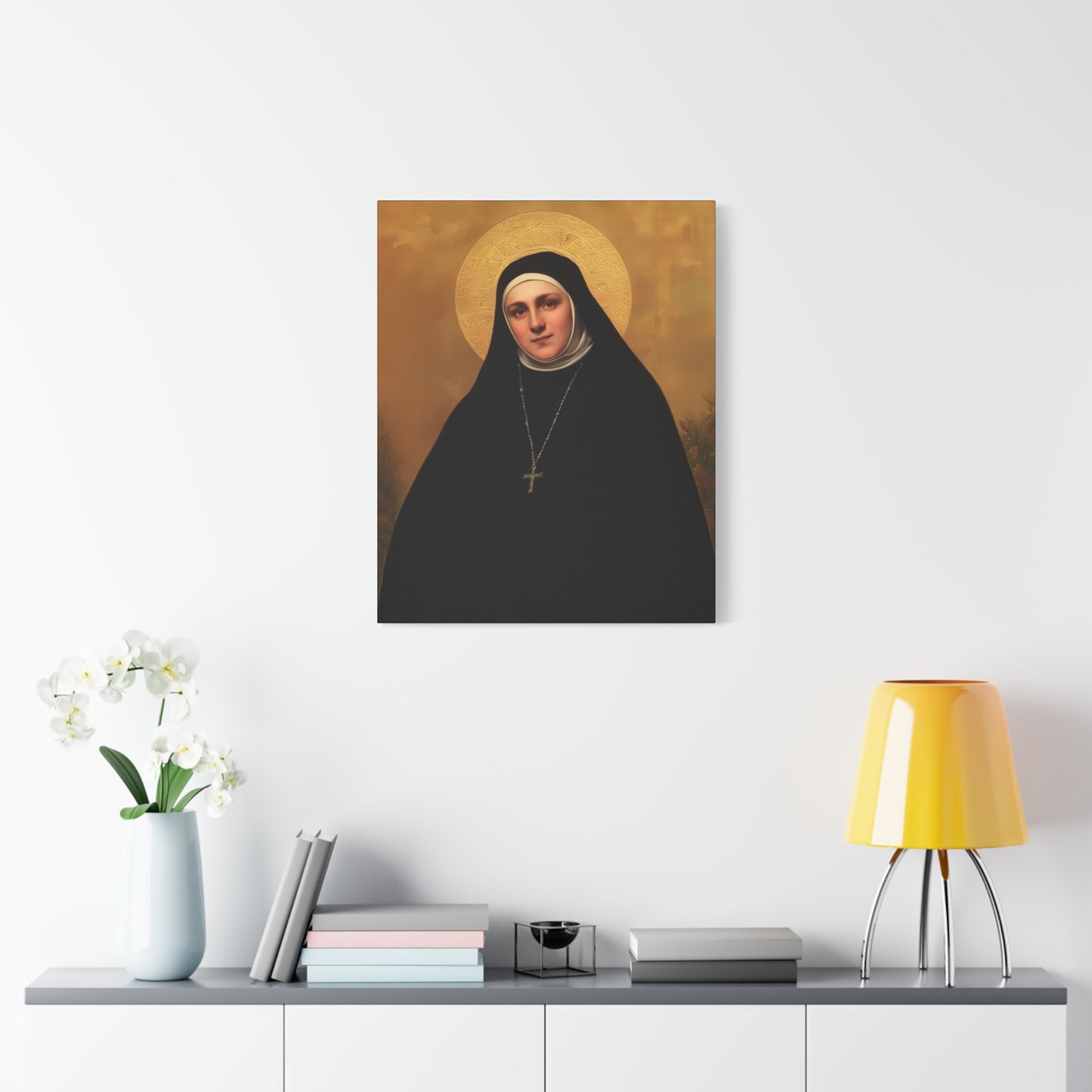 Saint Geltrude Caterina Comensoli - Gallery Wrapped Canvas - Print - Religious Art for your Home - Catholic Art