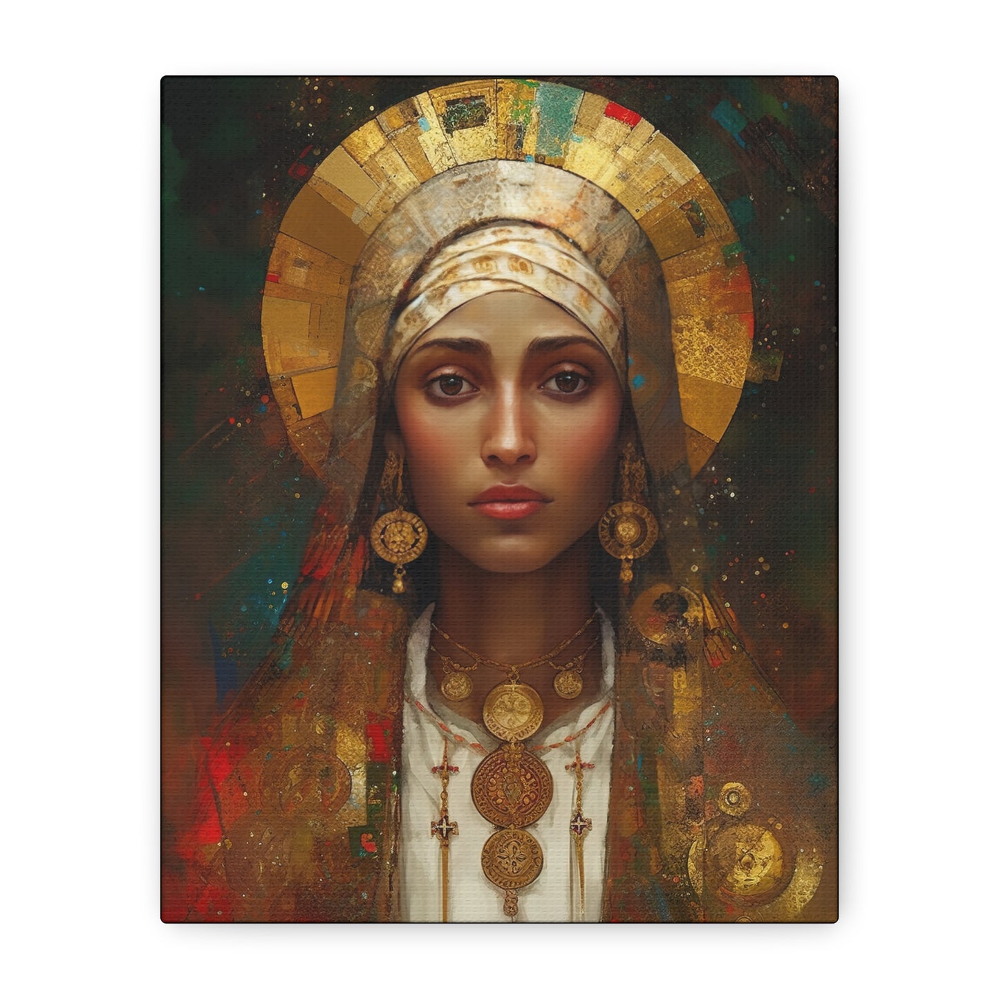 Saint Julia of Carthage - Museum Wrapped Canvas - Sanctified Souls Print - Religious Art for your Home