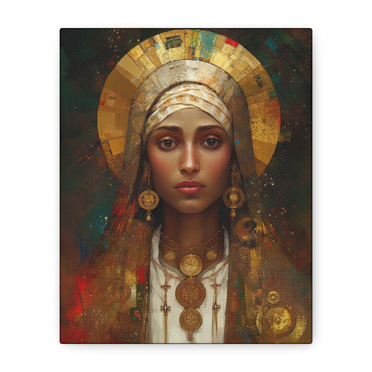 Saint Julia of Carthage - Museum Wrapped Canvas - Sanctified Souls Print - Religious Art for your Home