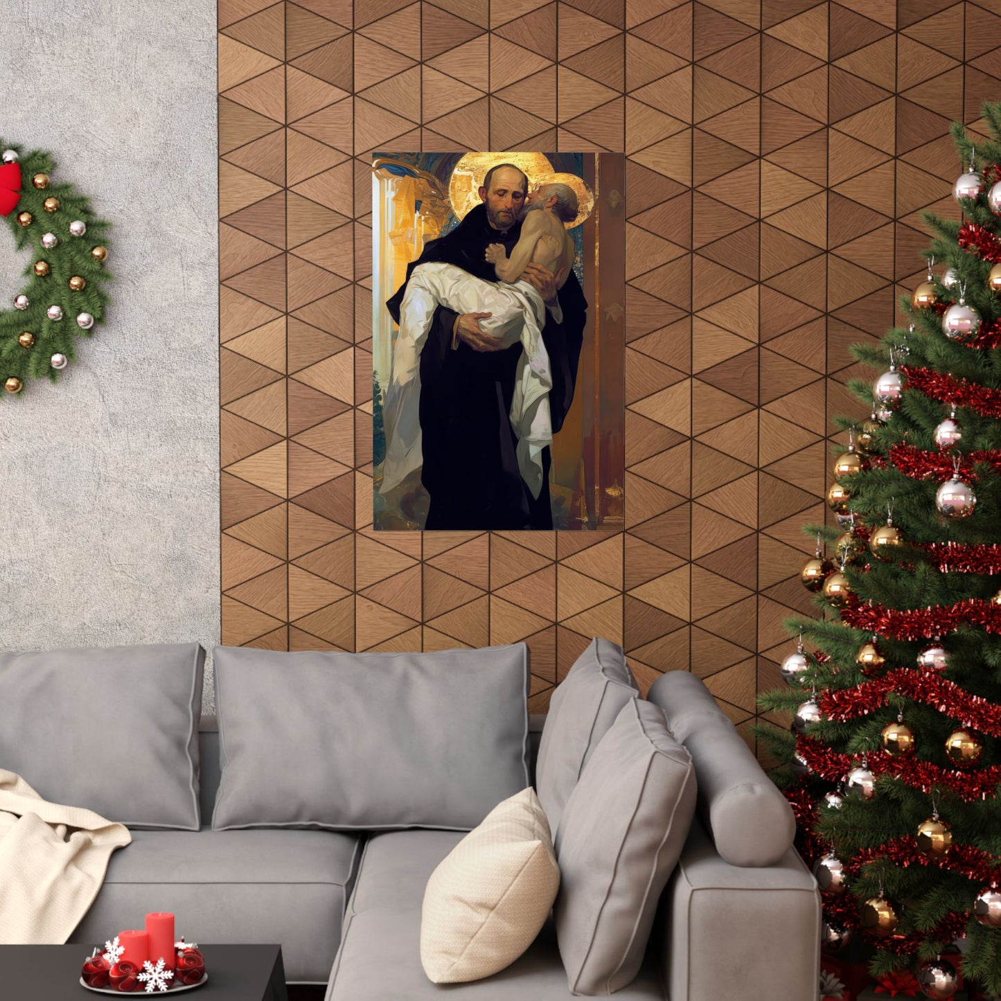 Saint John of God Poster Print - Sanctified Souls Print - Multiple Sizes - Premium Posters - Catholic Art for your home