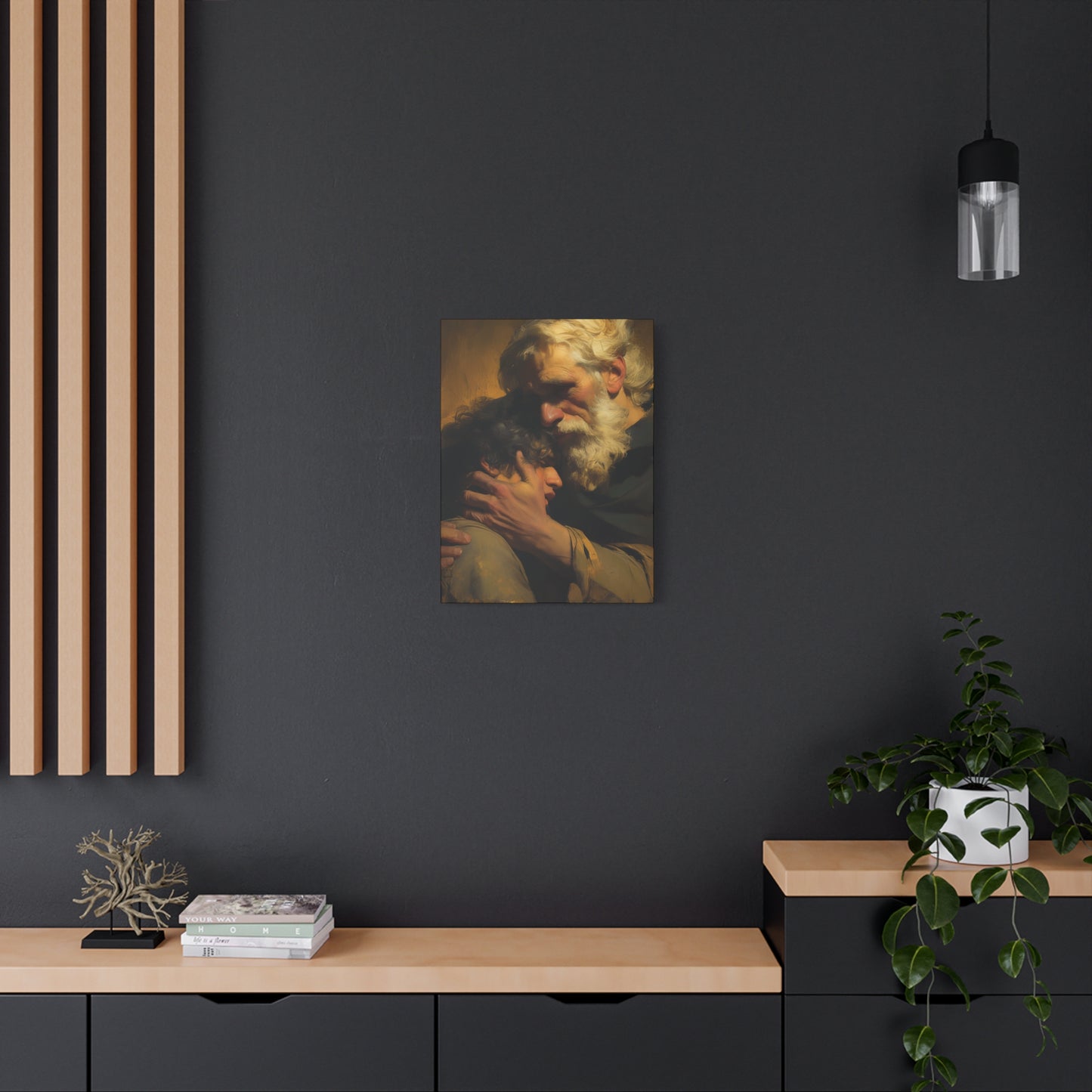 The Return of the Prodigal Son - Gallery Wrapped Canvas - Print - Religious Art for your Home - Catholic Art Print