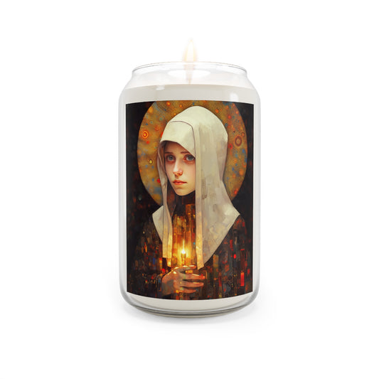 Saint Frances of Rome - Scented Prayer Candle, 13.75oz - Tall Size - Religious Prayer Candle - Catholic Art