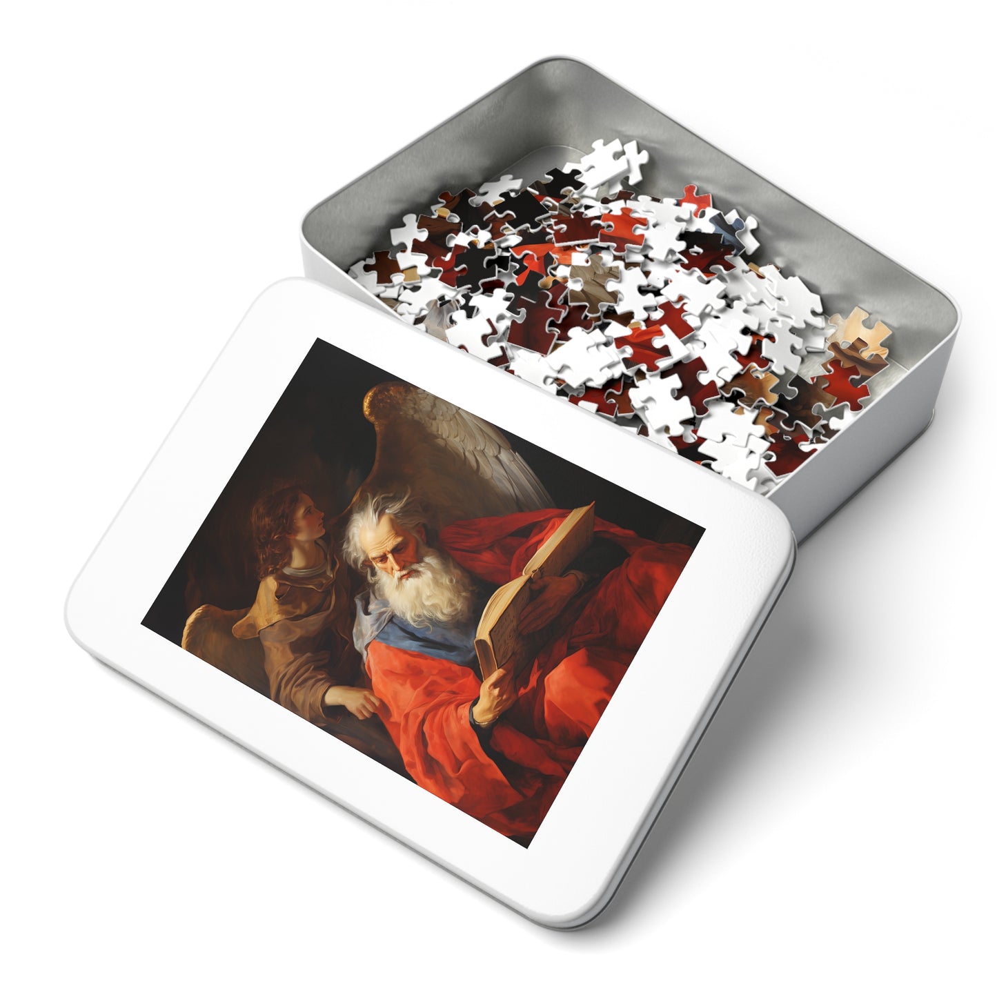 Saint Matthew - Puzzle and Keepsake Tin - Religious Jigsaw Puzzle (30, 110, 252, 500,1000-Piece) - Religious Puzzle