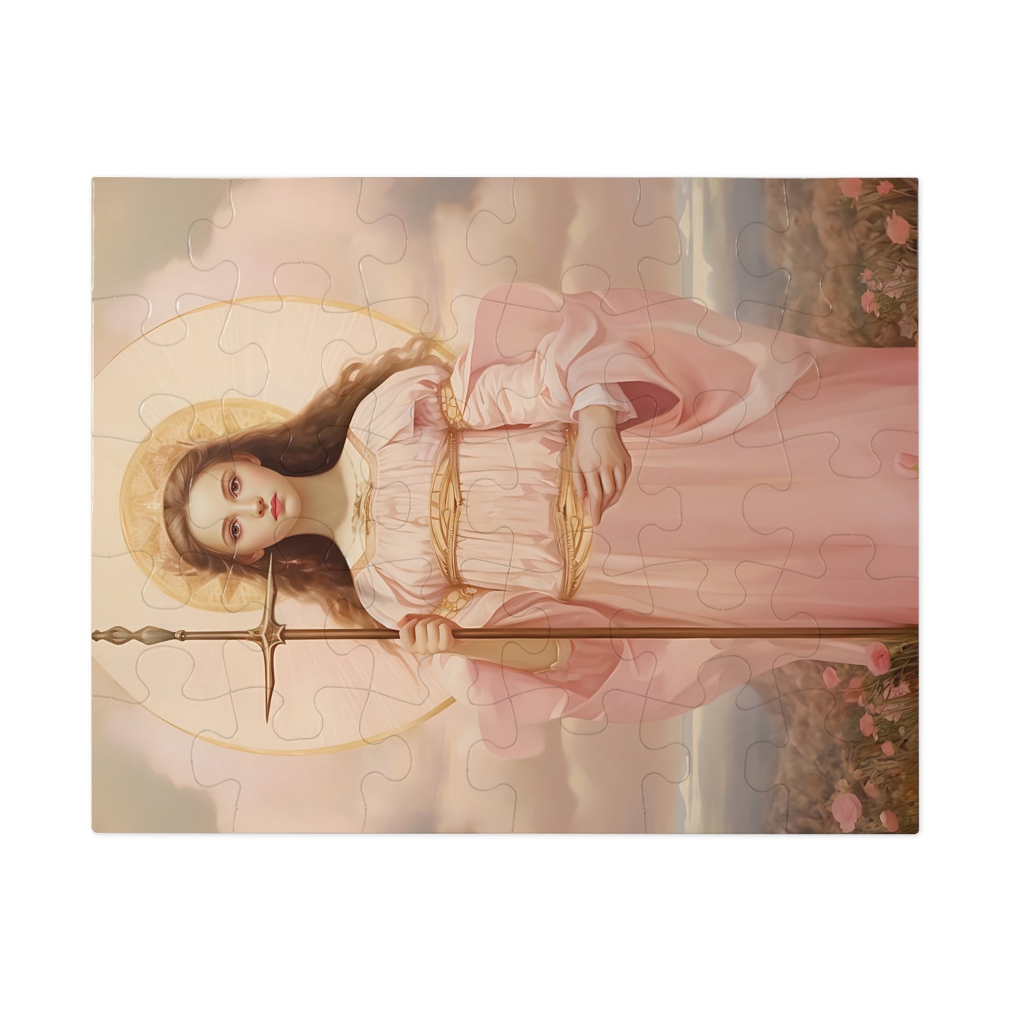 Saint Philomena - Puzzle and Keepsake Tin - Religious Jigsaw Puzzle (30, 110, 252, 500,1000-Piece) - Religious Puzzle