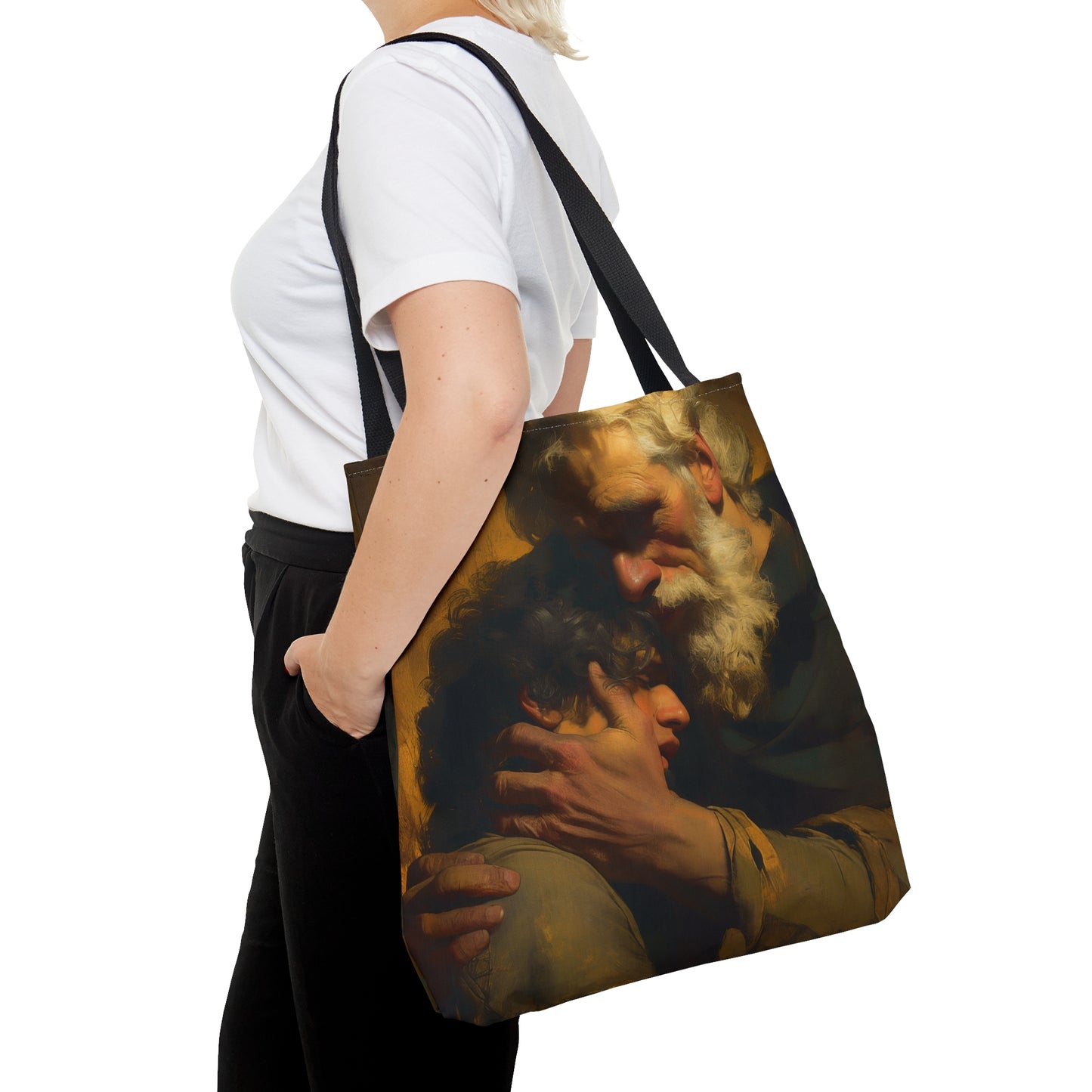 The Return of the Prodigal Son - Tote Bag - Large Medium Small Faith Art Bag - Catholic Faith Purse